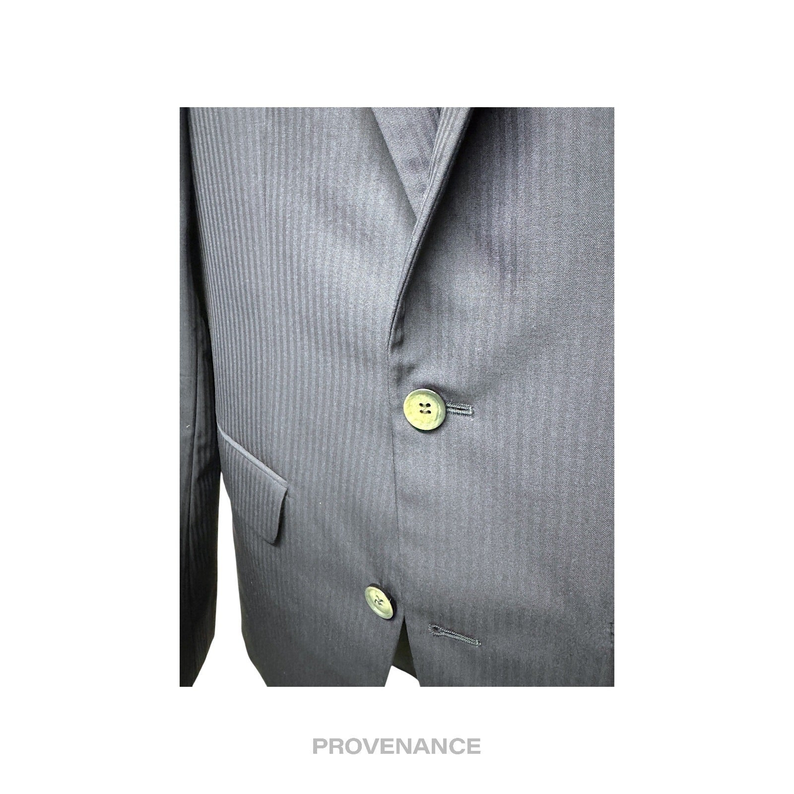 Alexander McQueen Jacket Coat Blazer - Striped Navy 36R - 8