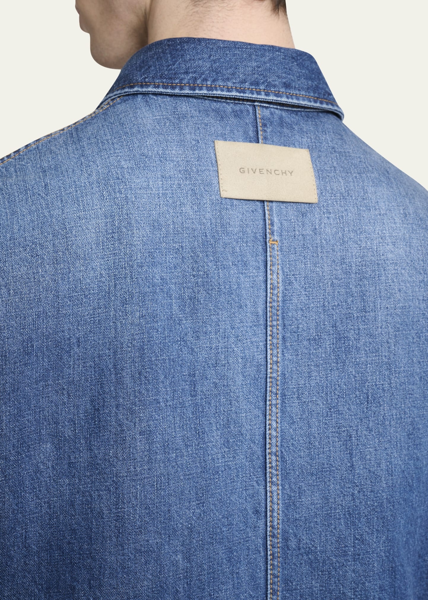 Men's Denim Overshirt - 5