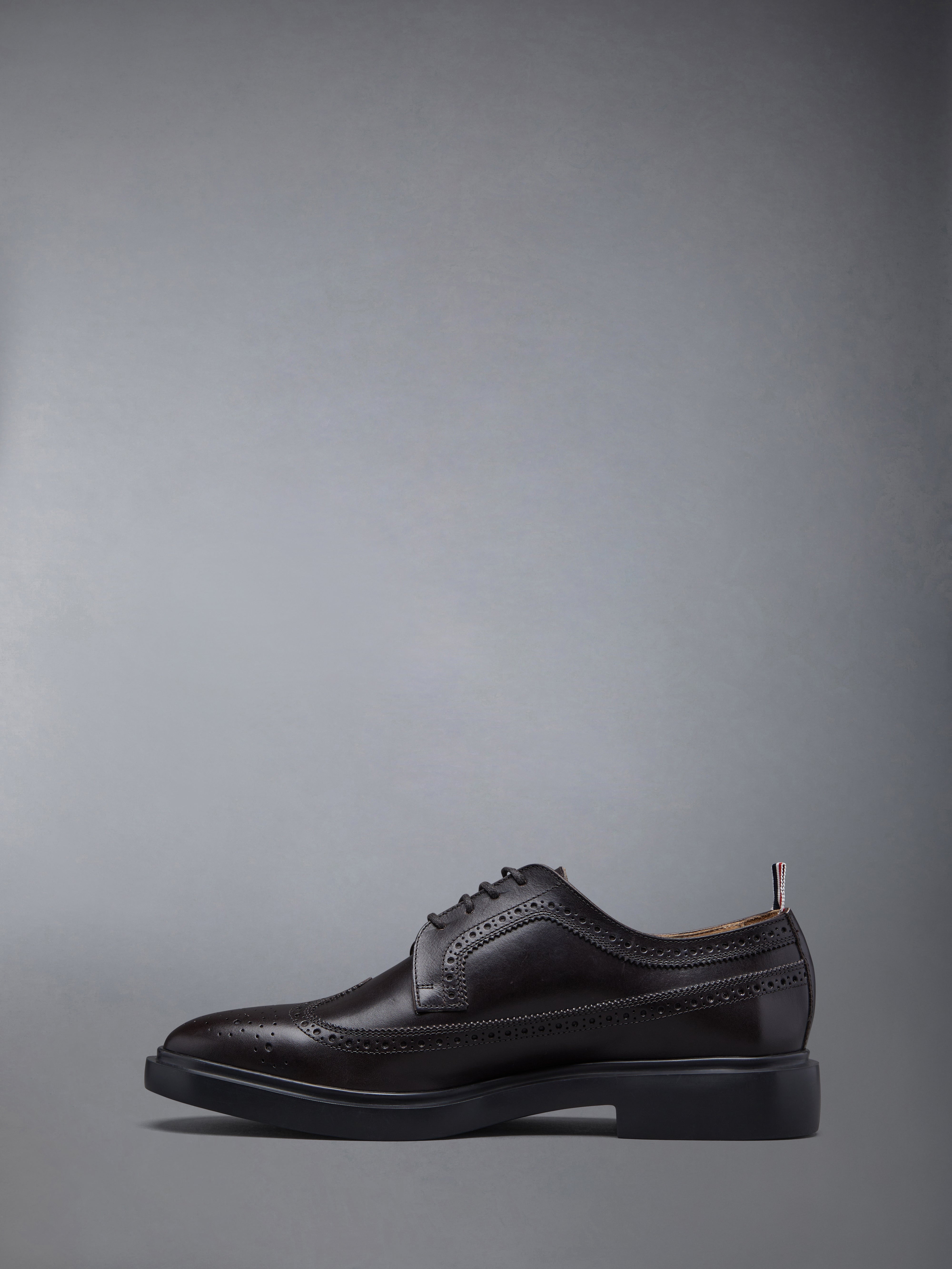 BOX CALF LIGHTWEIGHT RUBBER SOLE LONGWING BROGUES - 3