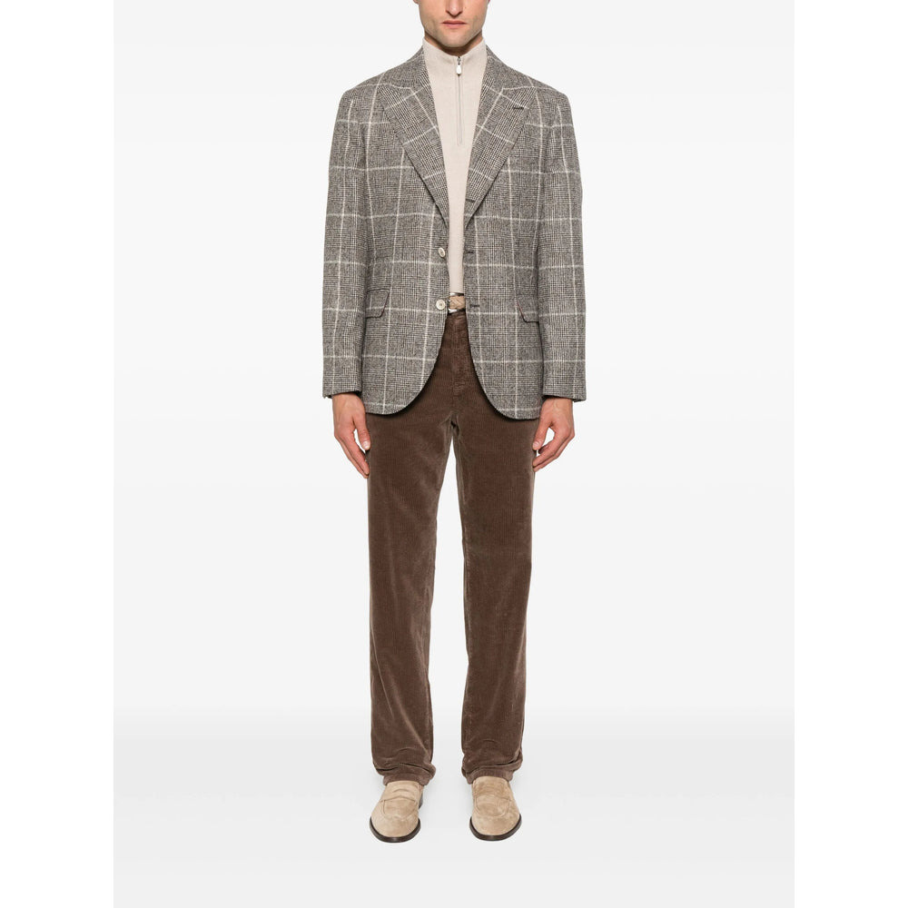 Brunello Cucinelli Brown Trousers - Regular & Straight-Leg Trousers Men - 3