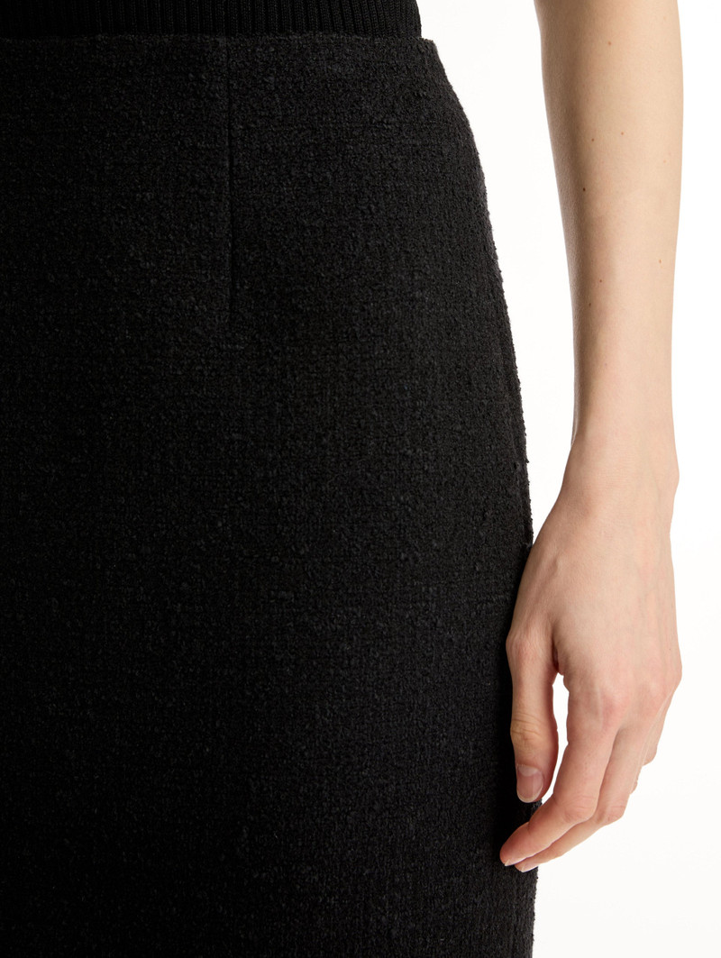 WOOL TWEED PENCIL SKIRT 6