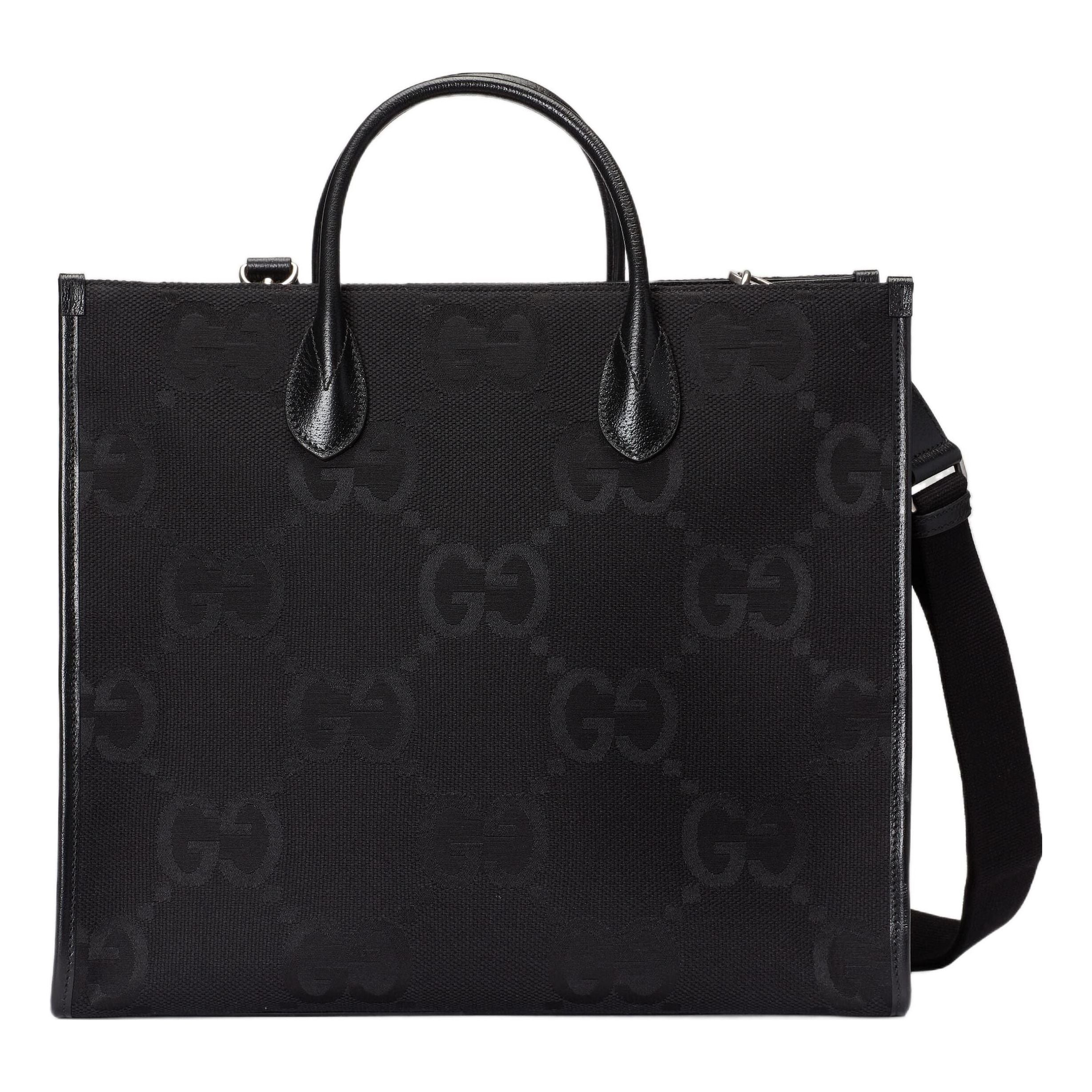 Gucci Jumbo GG Canvas Tote Bag 'Black' 678839-FABRP-1000 - 1