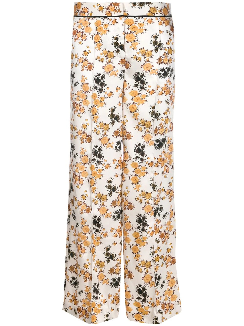 ditsy floral print Panama trousers - 1