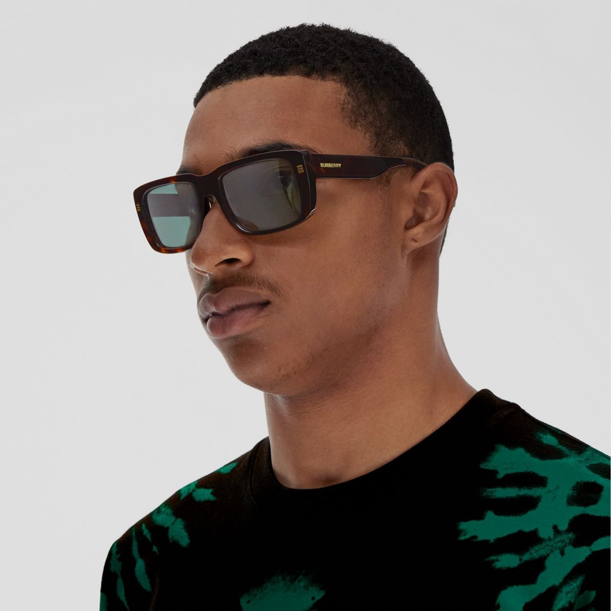 Logo Detail Rectangular Frame Sunglasses - 3