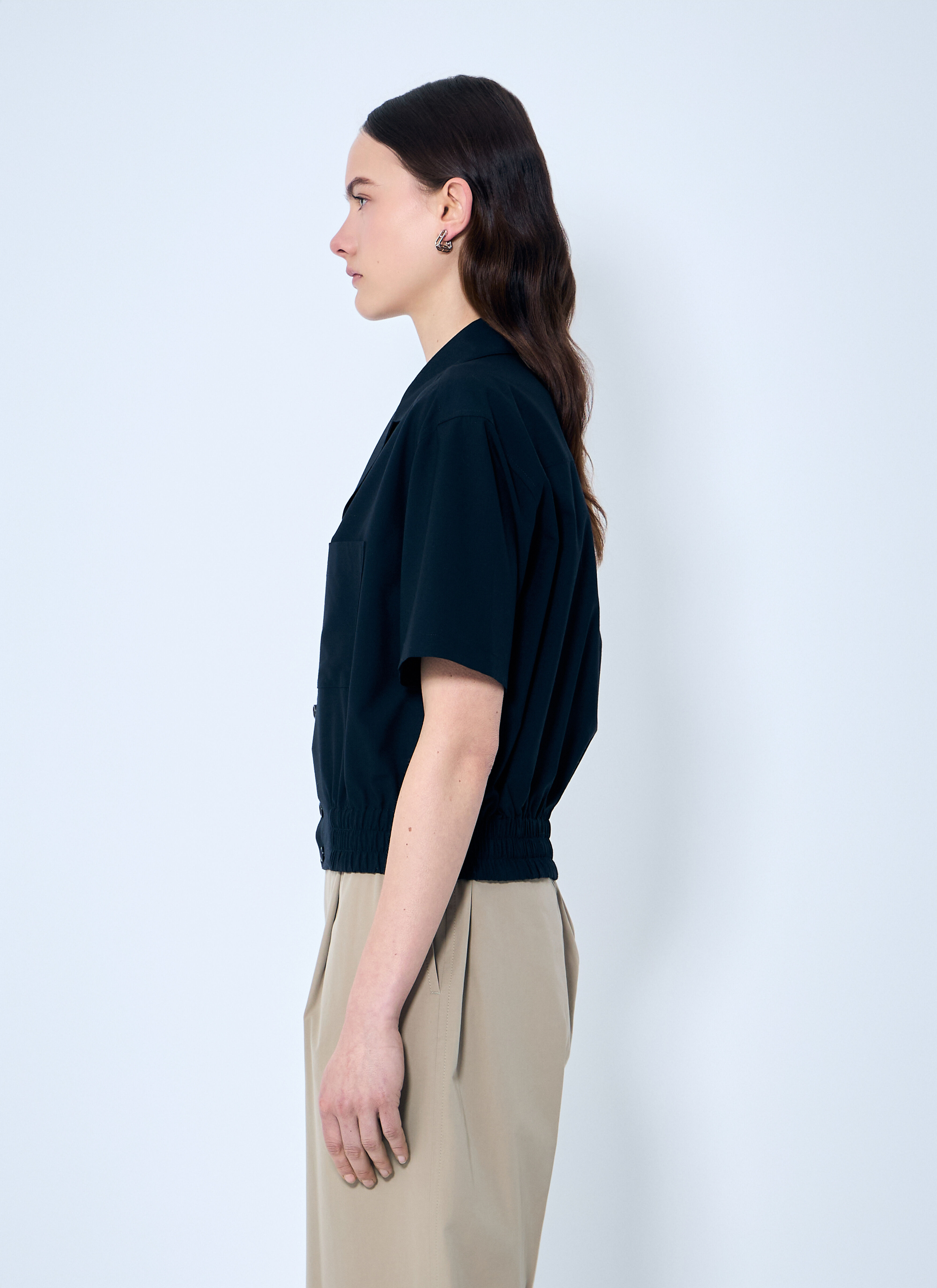 Wool Camp Collar Shirt - 3