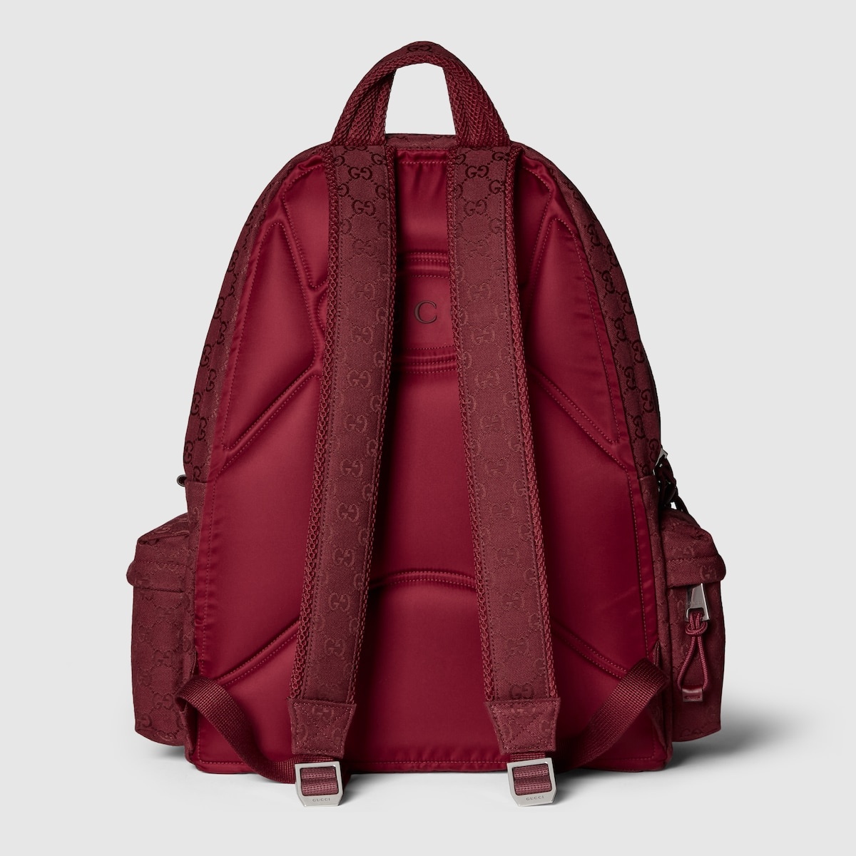 Large backpack with Gucci logo - 4