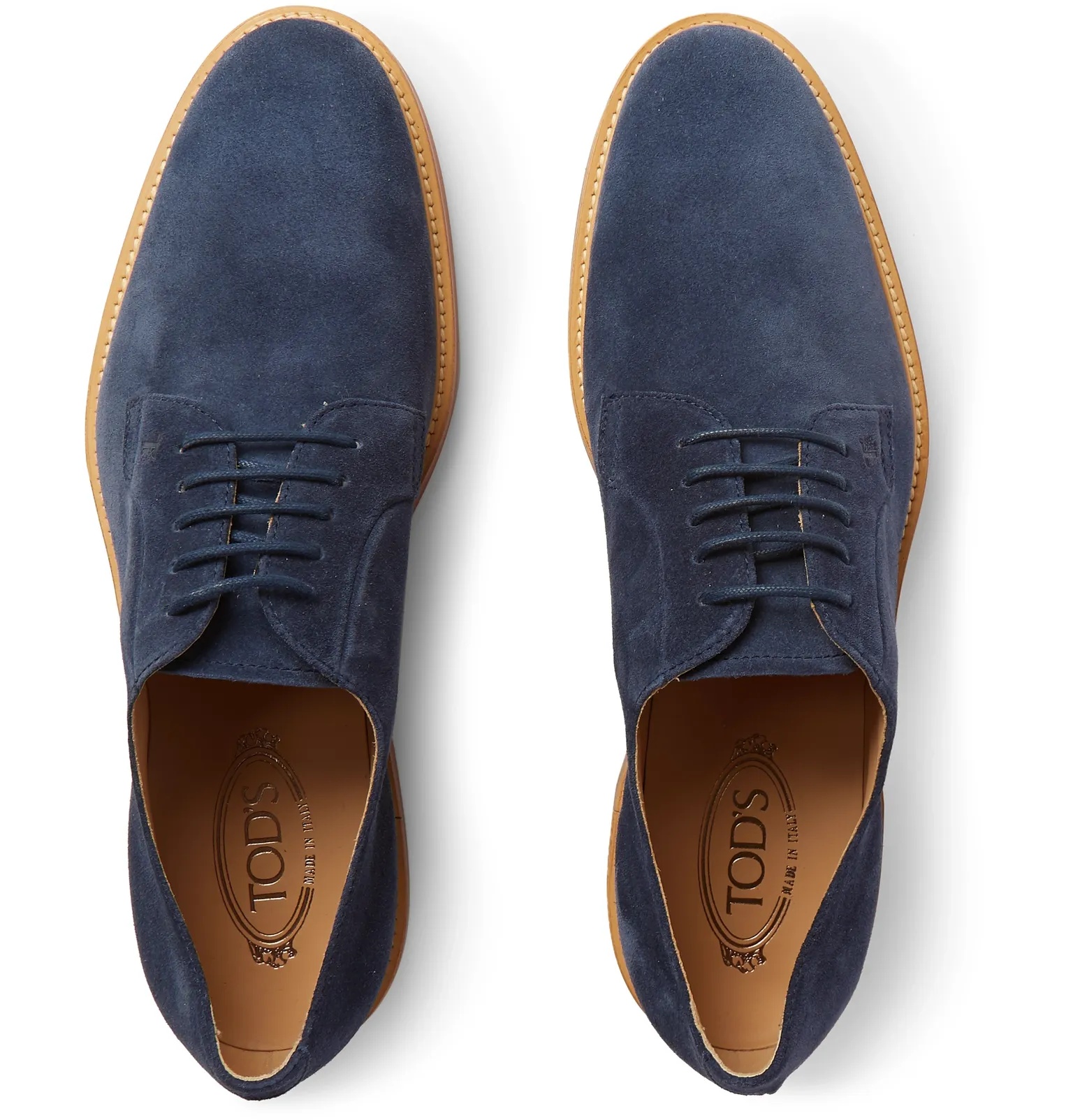 Suede Derby Shoes - 8