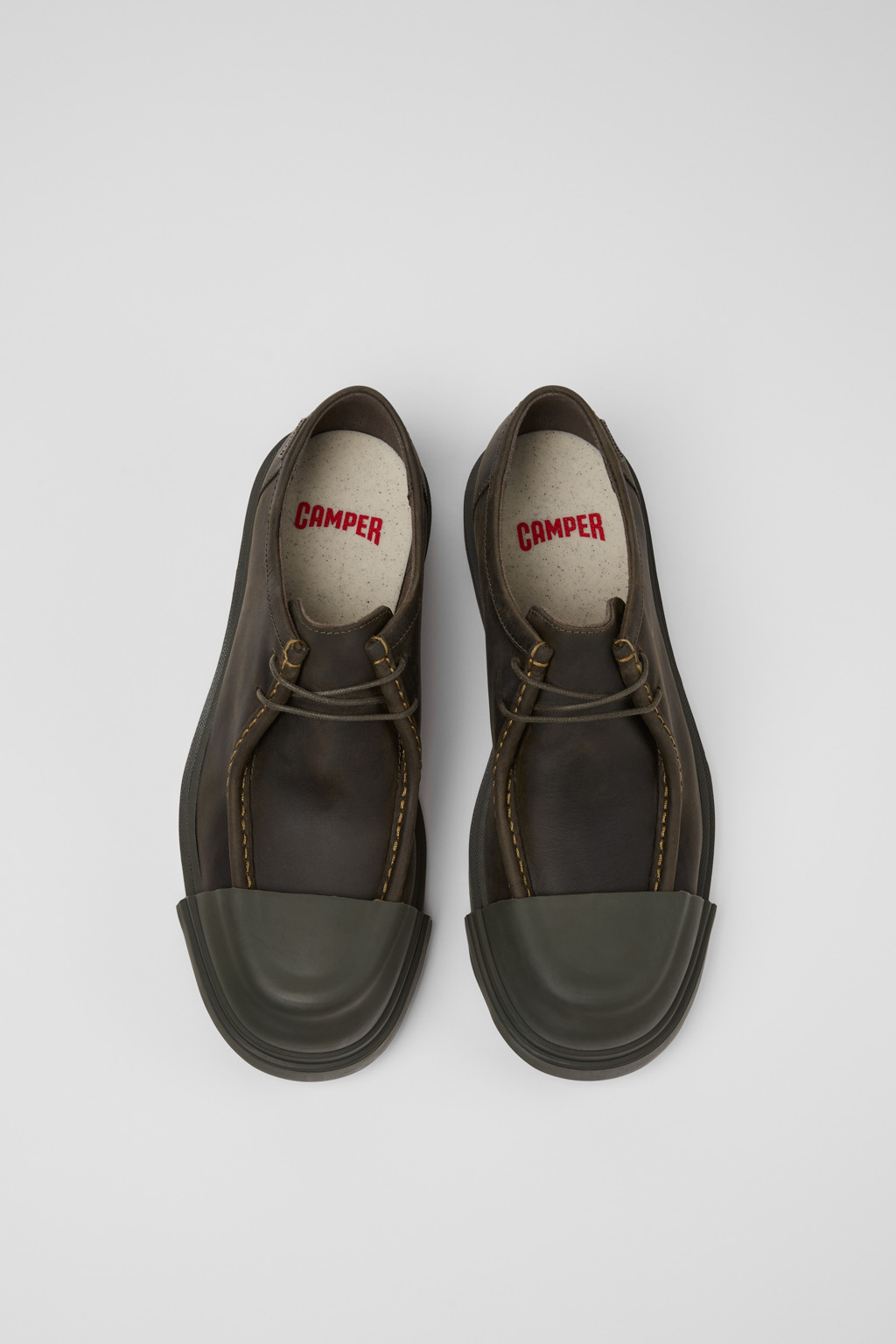 Green Regenerative Leather Shoes for Men. - 4