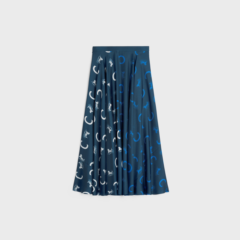 CELINE skirt IN silk twill outlook