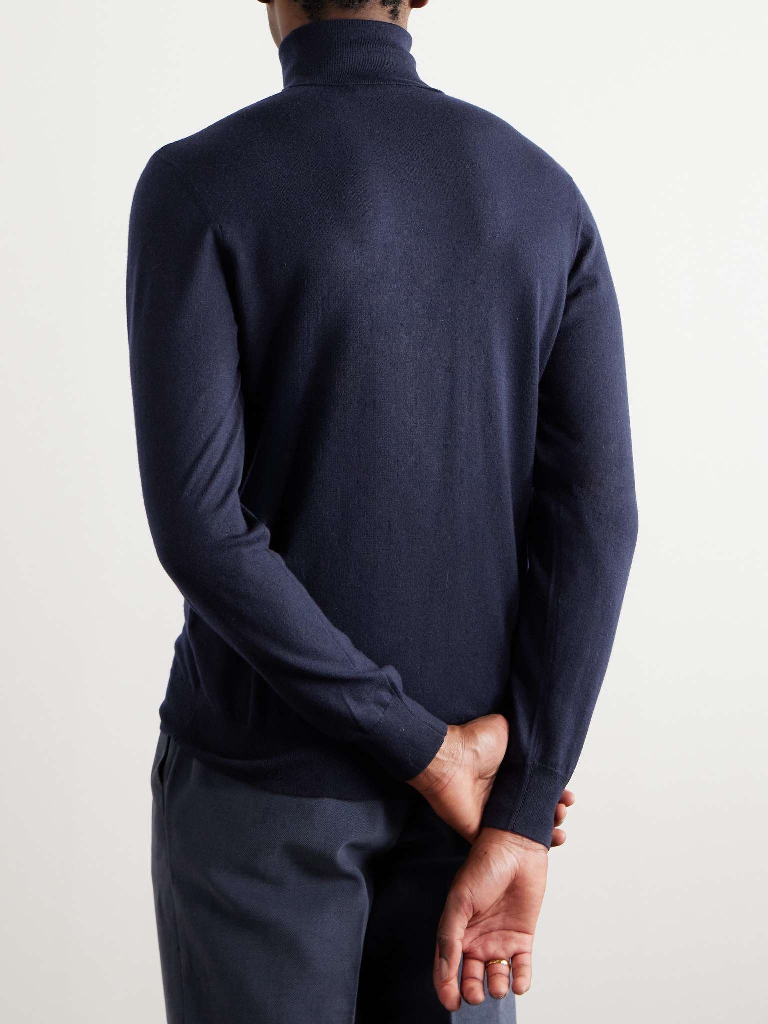 Slim-Fit Cashmere Rollneck Sweater - 4