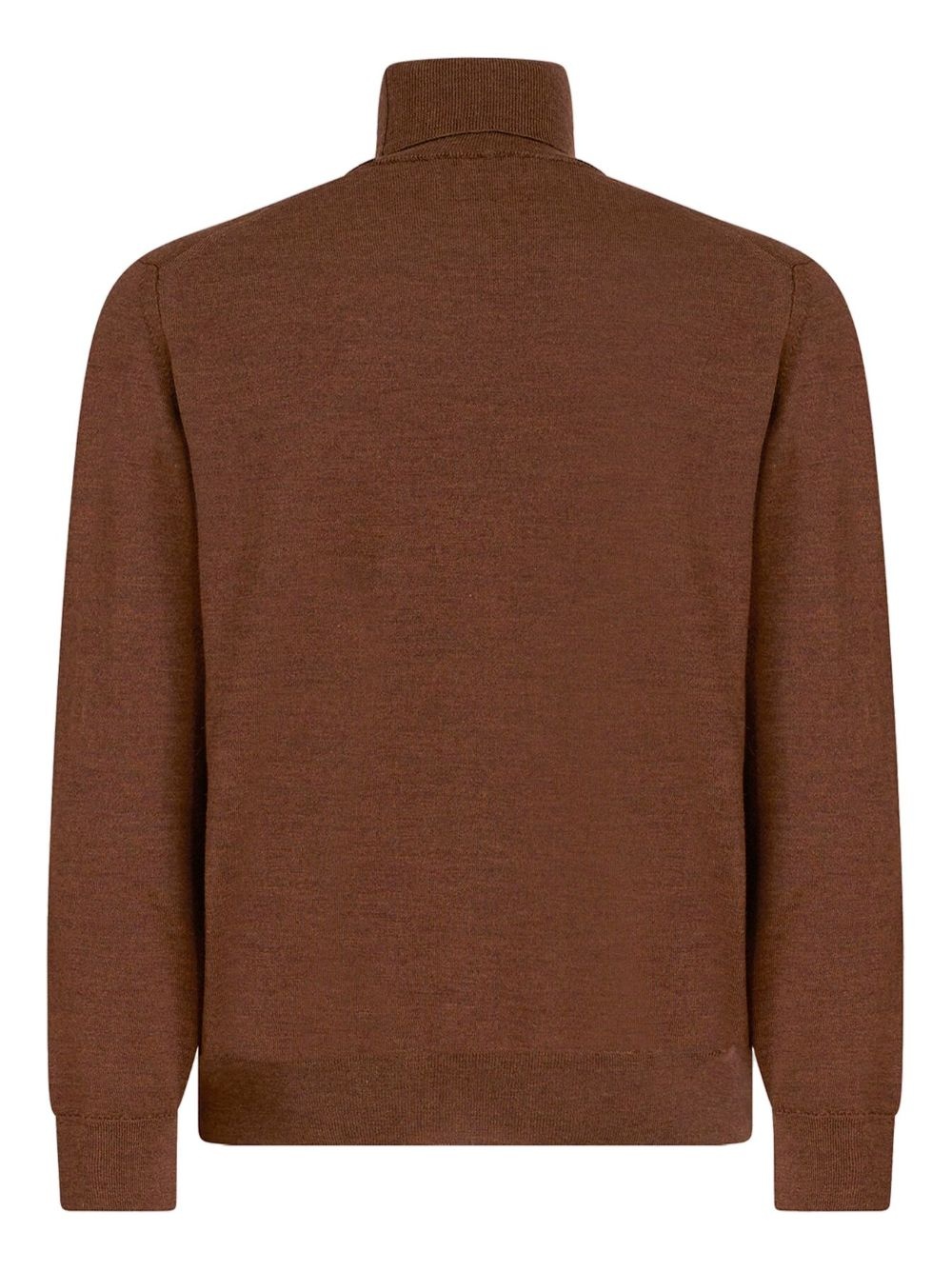roll-neck virgin wool jumper - 6