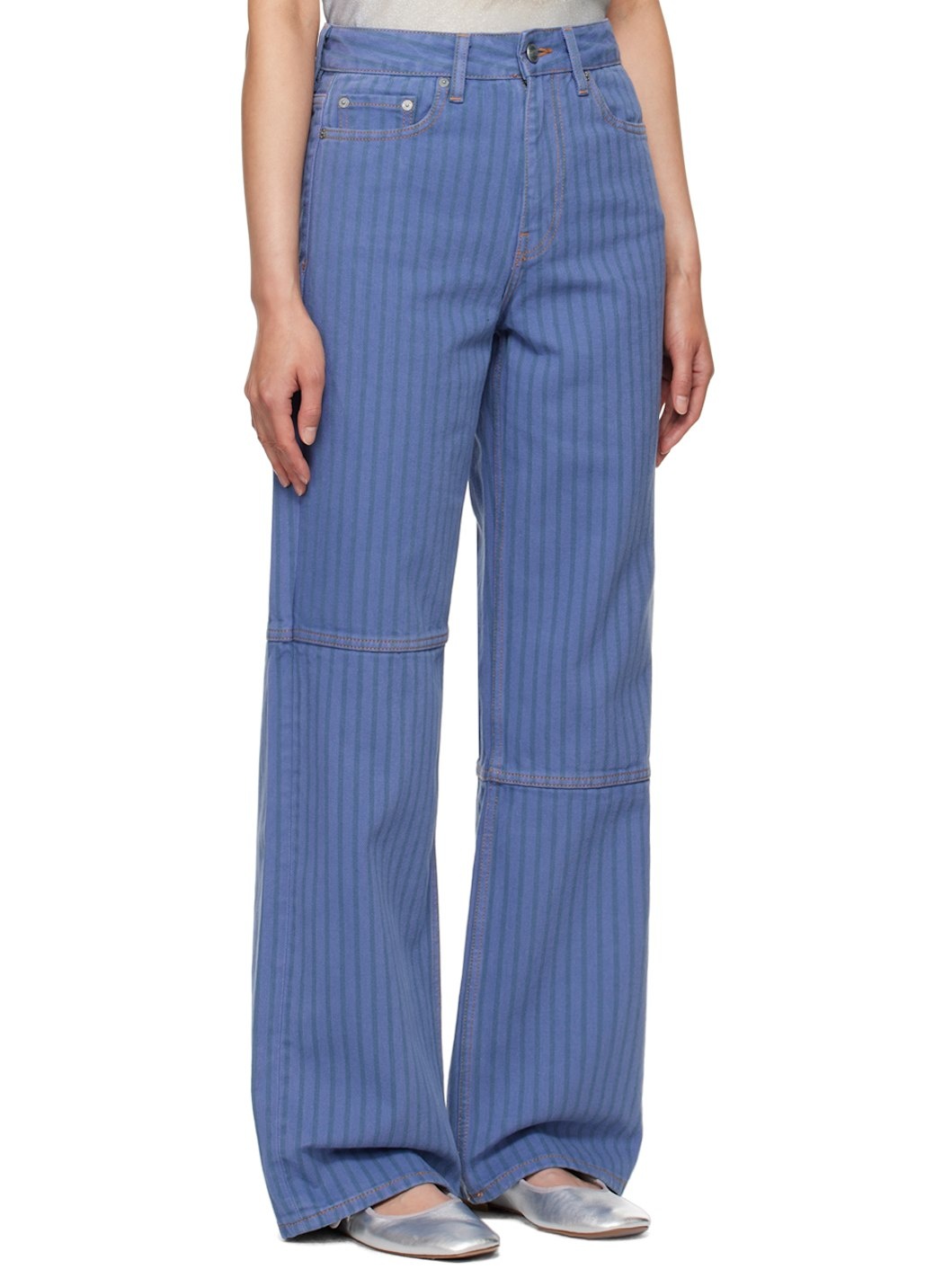 Blue Stripe Izey Jeans - 2
