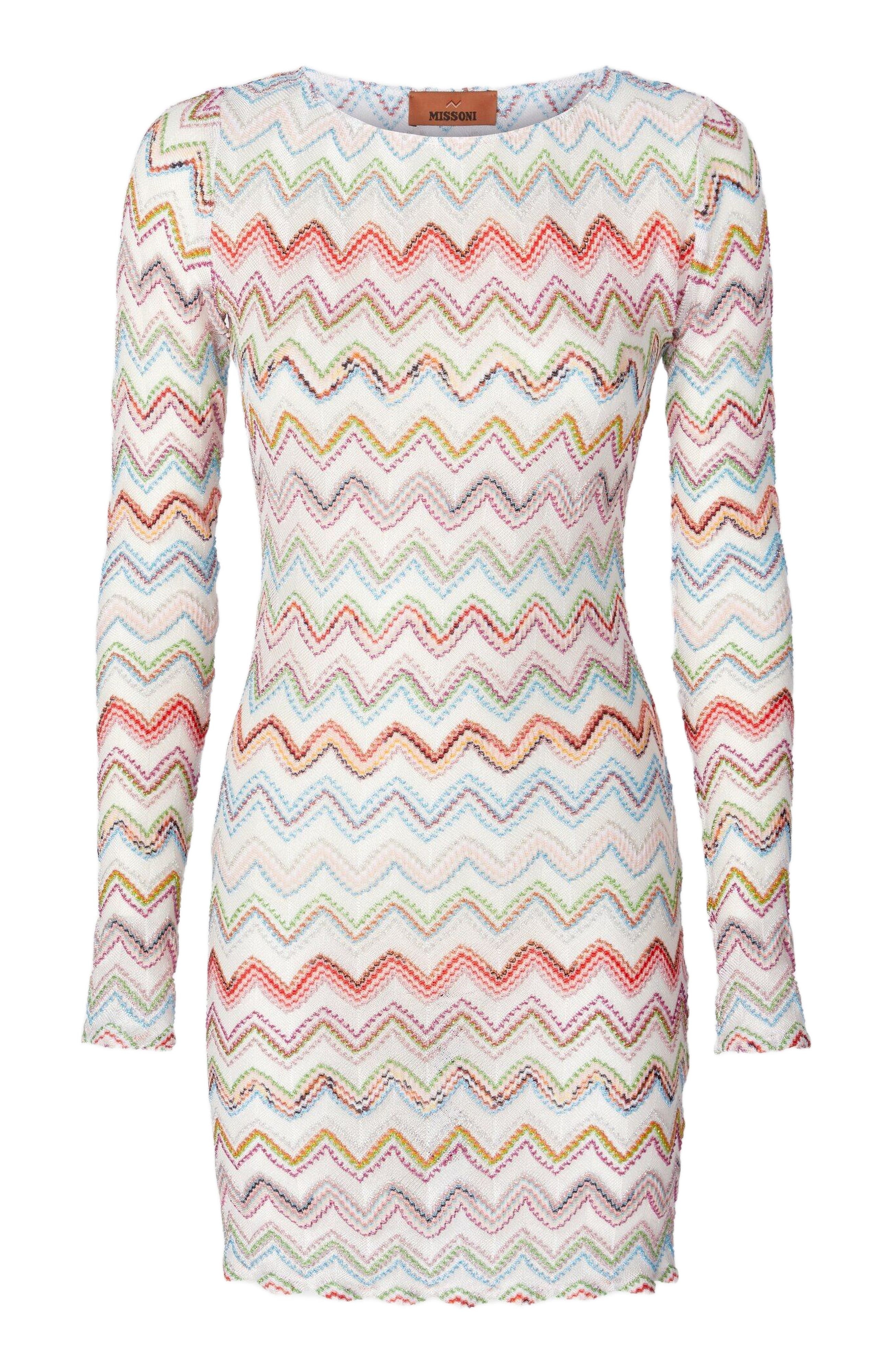 Missoni Short Cover-up Dress With Zig Zag Lamé 3d in Multicoloured at Nordstrom - 2