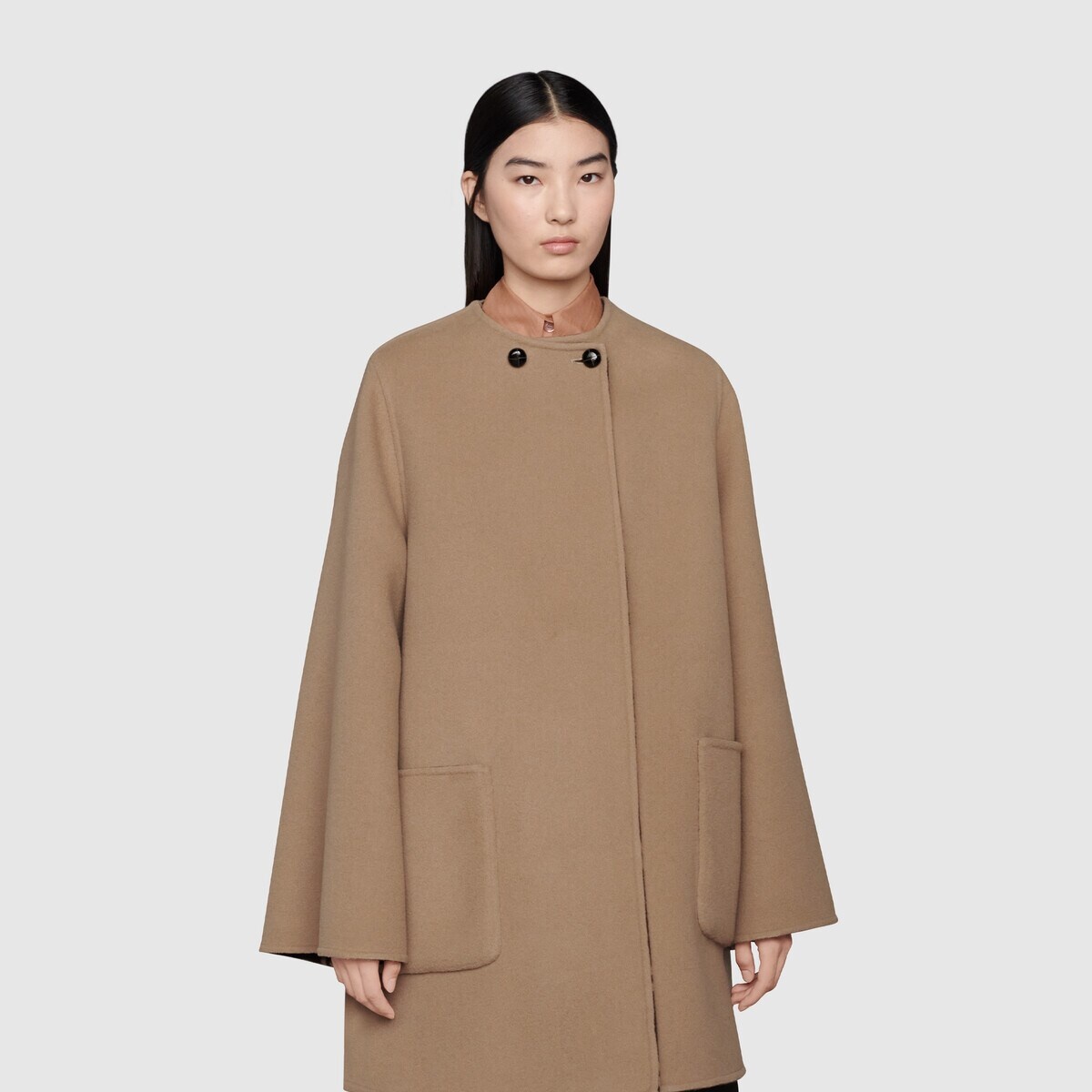 Reversible wool coat - 4
