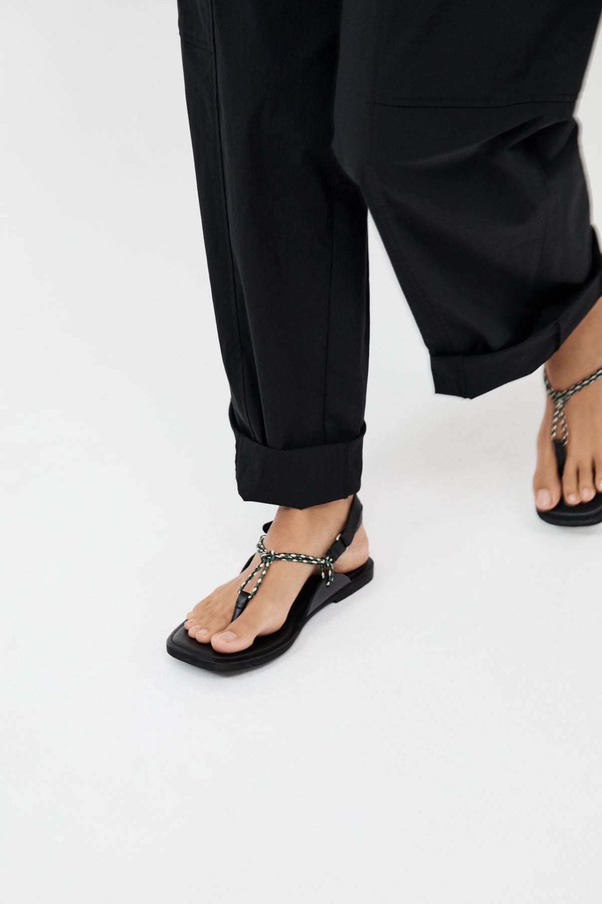 Woven Rope Sandal - Verde - 5