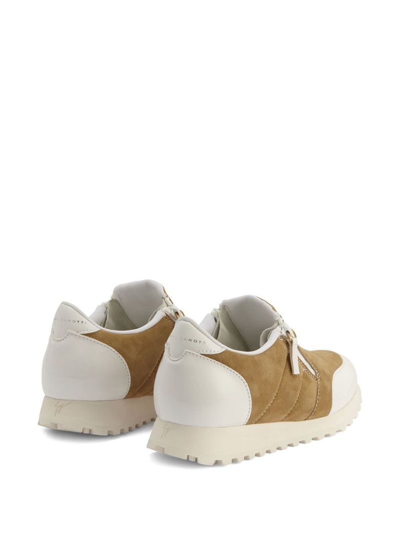 Ilde zip-detail suede sneakers 3
