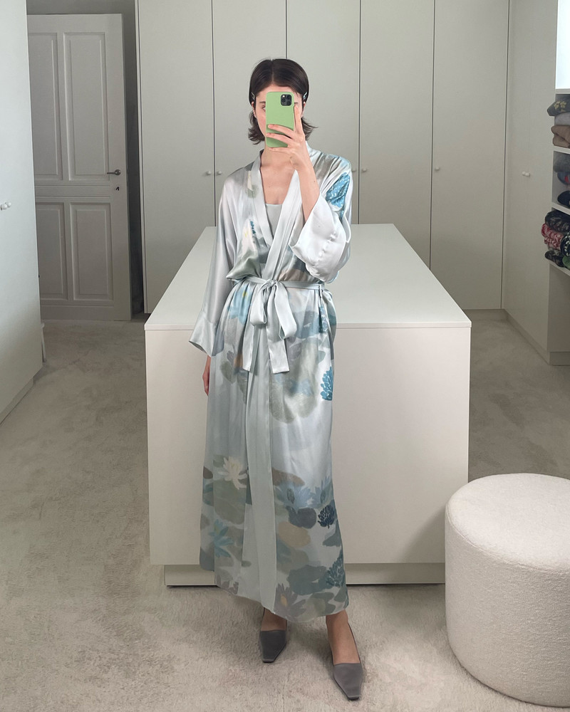 BERNADETTE Peignoir Silk Satin outlook