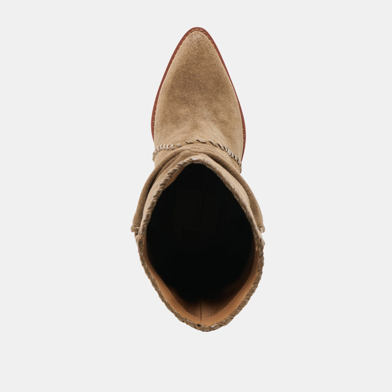 JULITH BOOTS OLIVE SUEDE 11