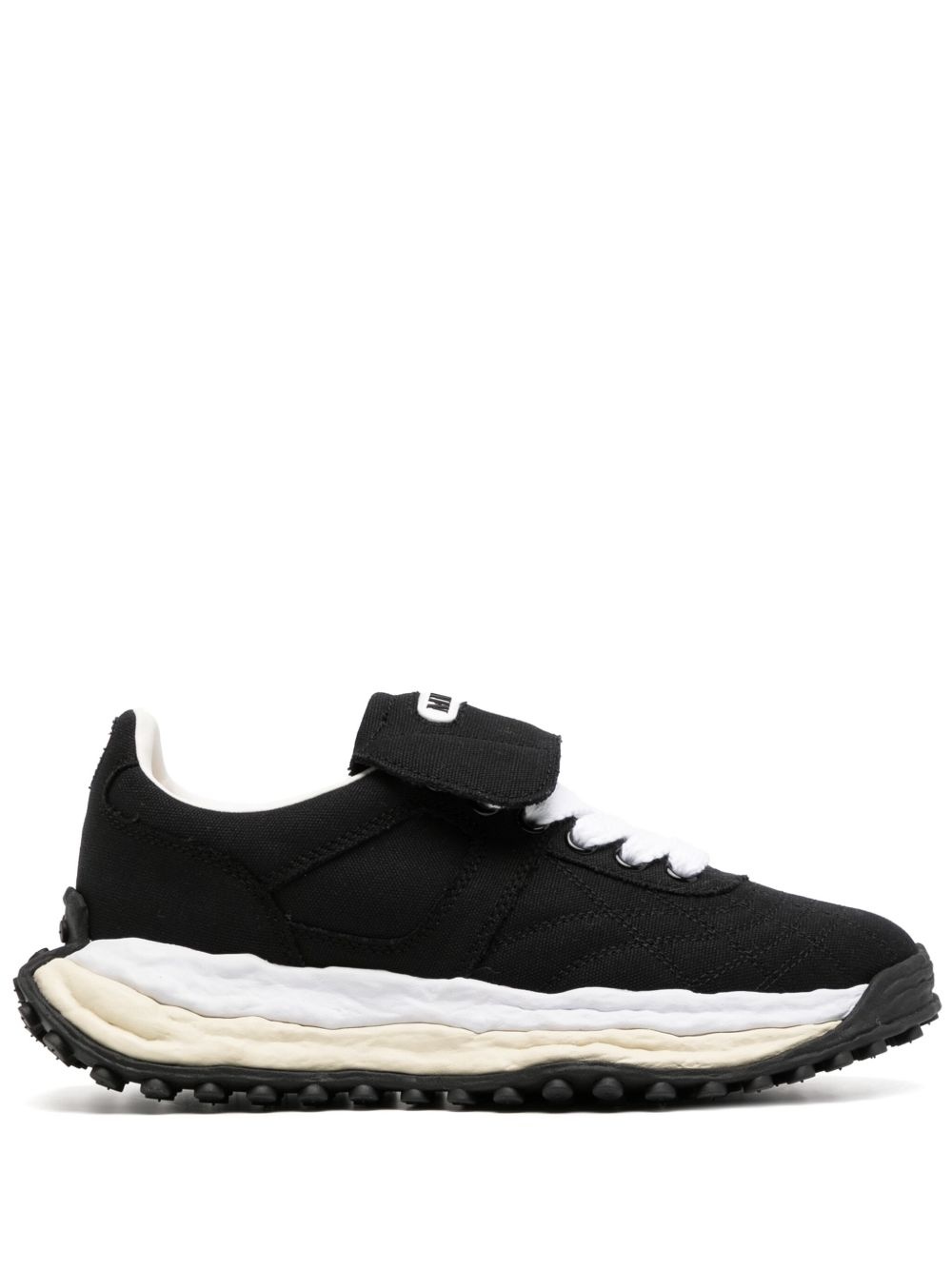 logo-patch sneakers - 1