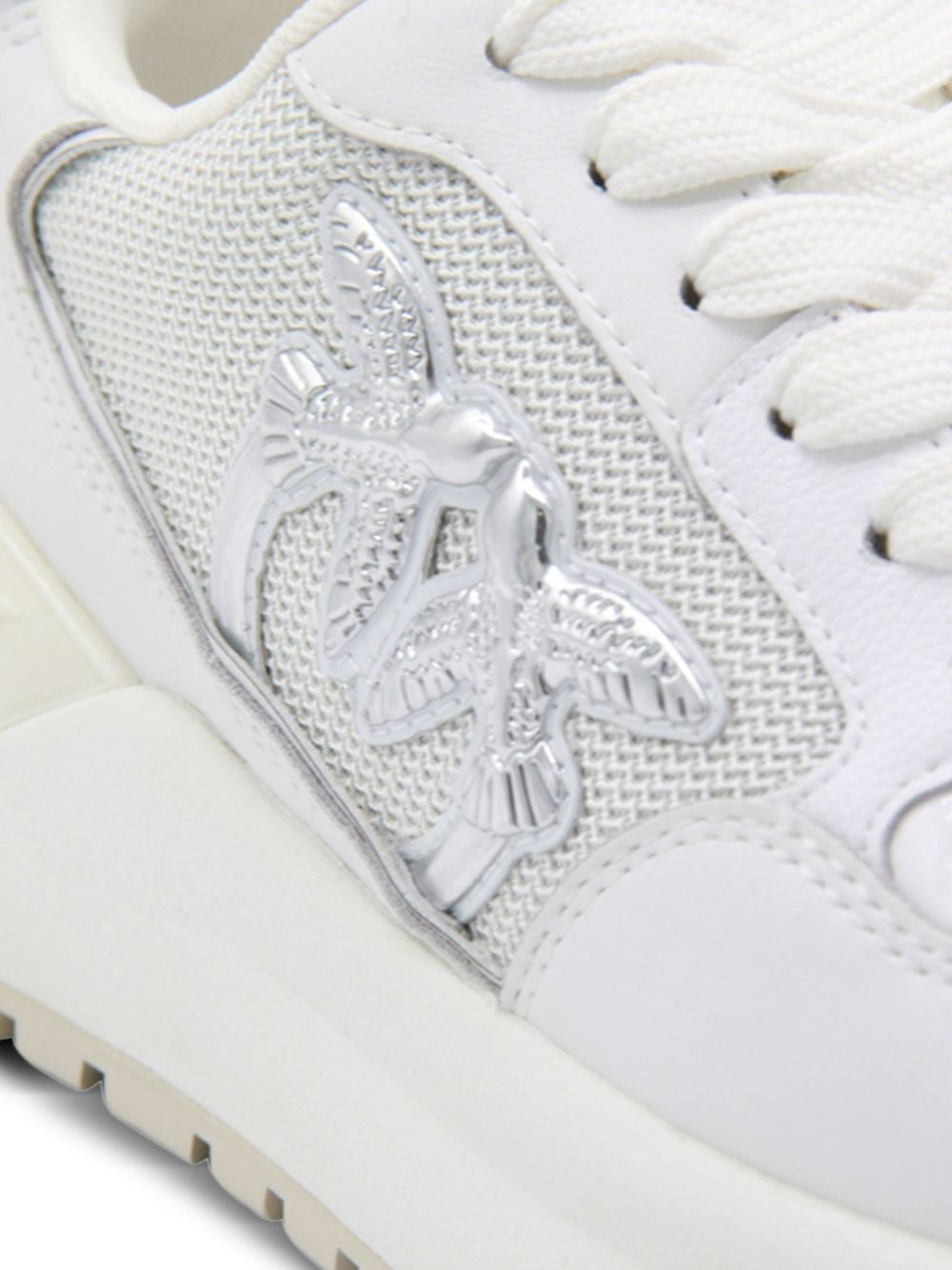 Love Birds-embellished platform sneakers - 4