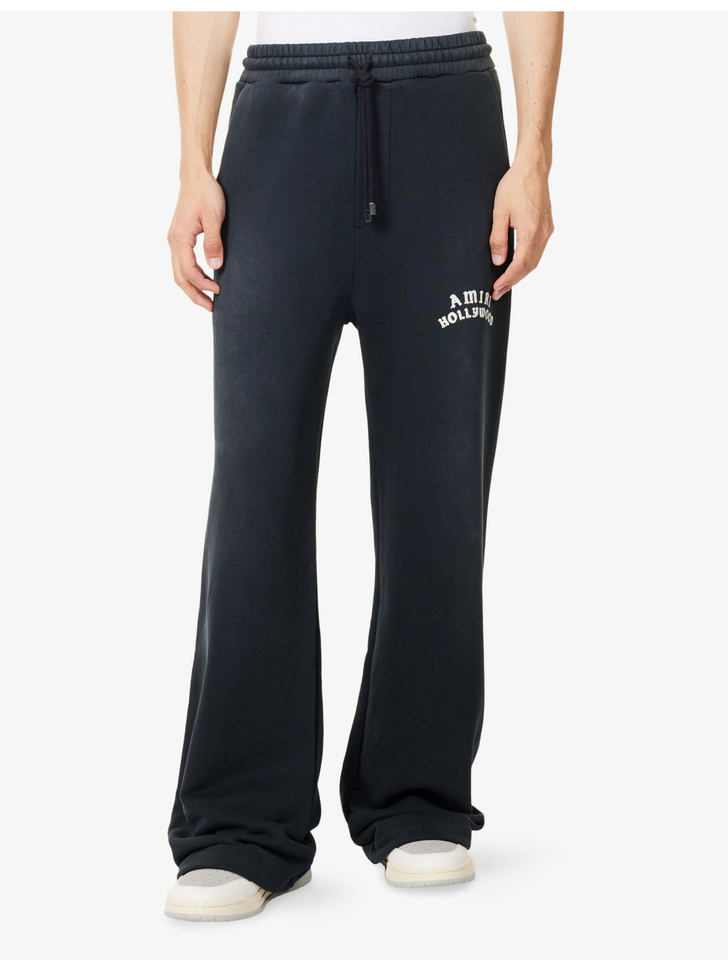 Hollywood Straight-Leg Cotton-Jersey Jogging Bottoms - 3