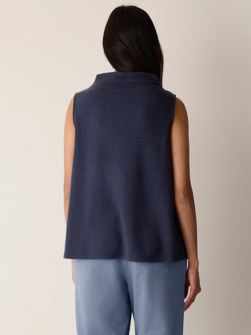 Cross Hatch Stretch Jersey Funnel Neck Tank 4