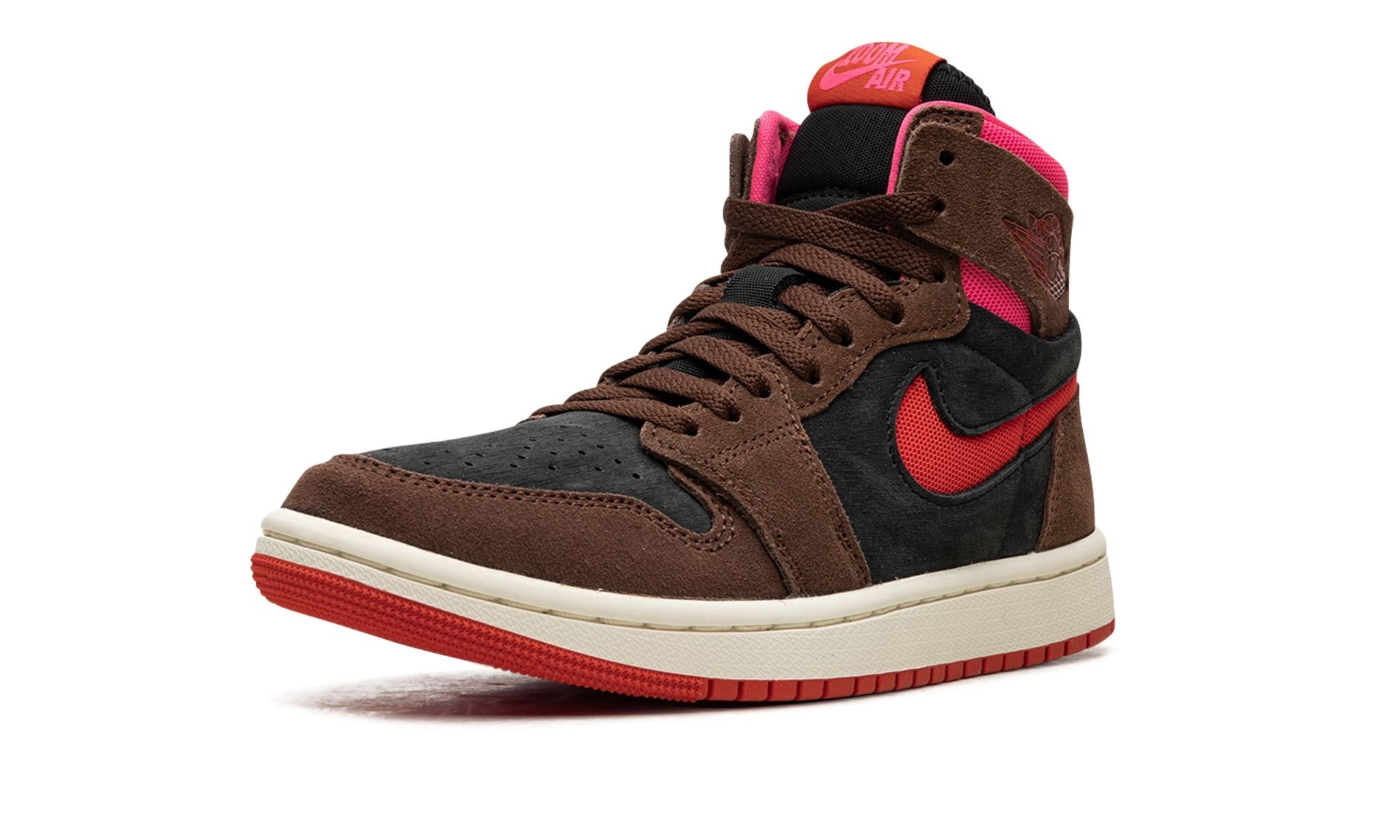 AIR JORDAN 1 ZOOM AIR CMFT MNS WMNS "Cacao Wow/Picante Red/Black/Hyper Pink" - 4