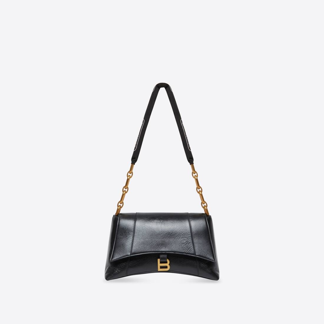 Women's Downtown Medium Shoulder Bag With Chain in Black - 1