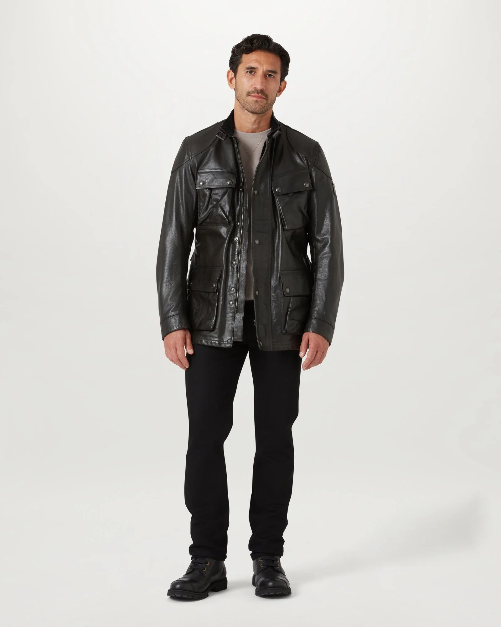 Belstaff TRIALMASTER PANTHER JACKET - 105312BLACK | REVERSIBLE