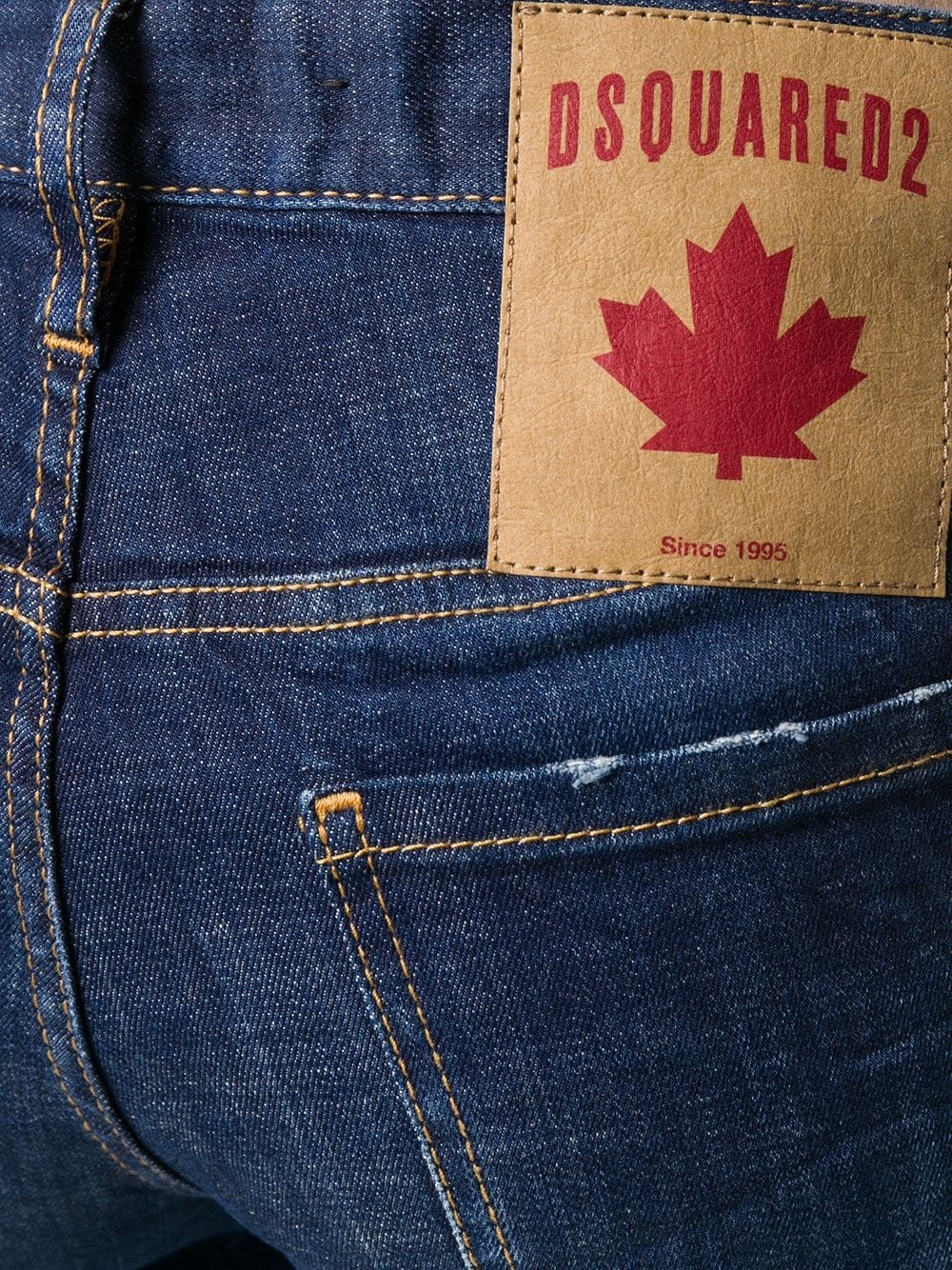 mid-rise skinny jeans - 9