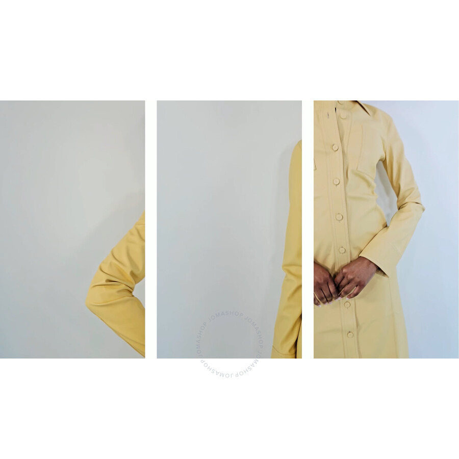 Stella Mccartney Faux-Leather Long-Sleeve Dress - 3