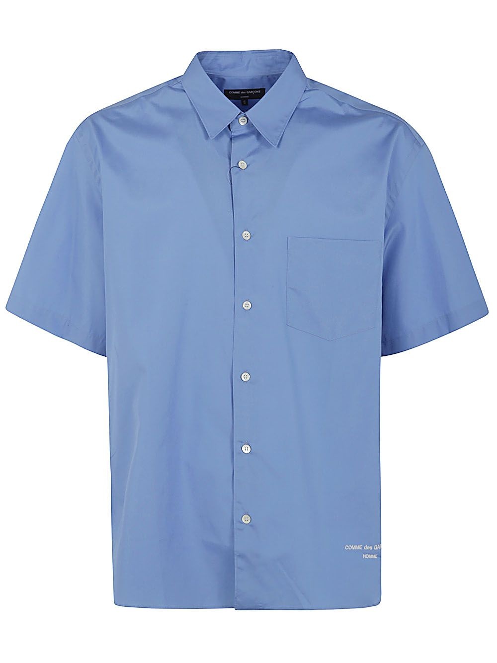 ICONIC COTTON SHIRT WITH LOGO - 1