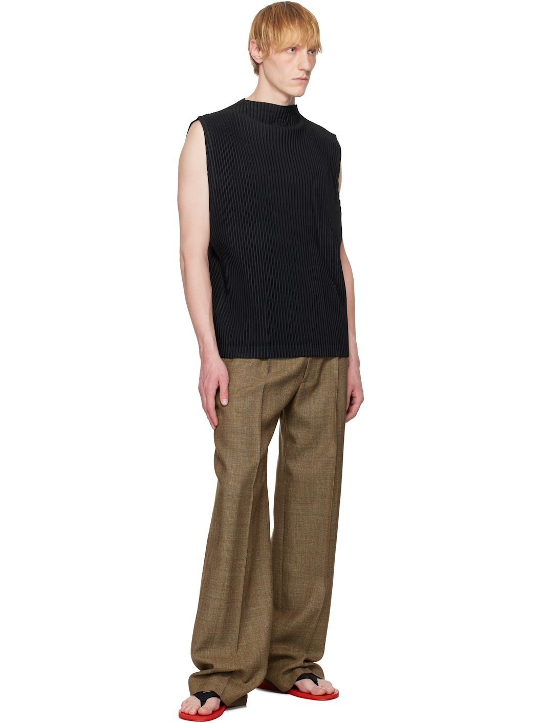 Black Monthly Color April Tank Top - 4