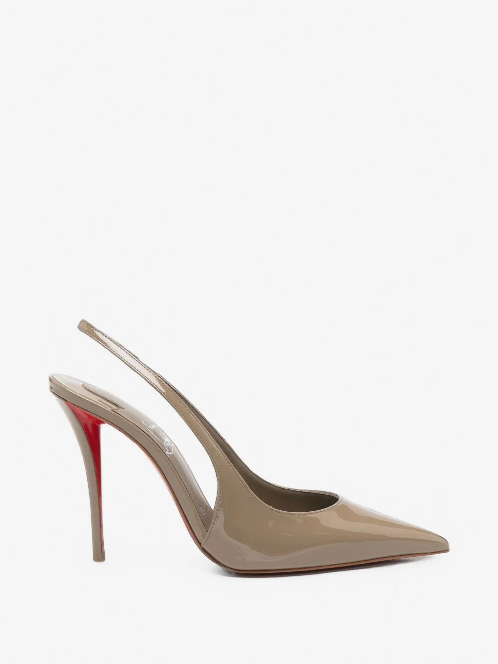 Miss Z sling back slingback pumps patent calf leather - 1