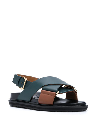 Marni Fussbet criss-cross sandals outlook