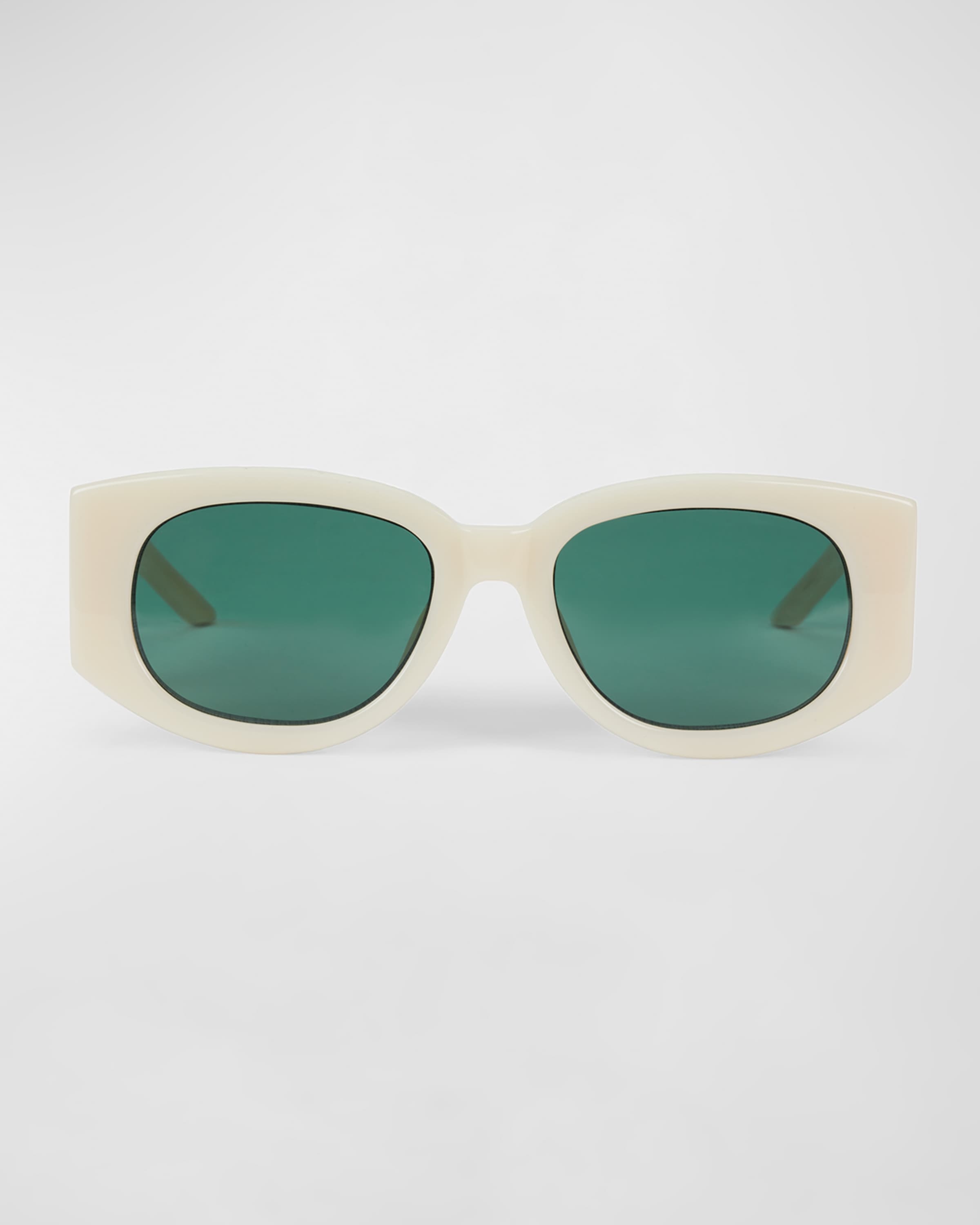 Men's Wave Sun Monogram Oval Sunglasses - 2
