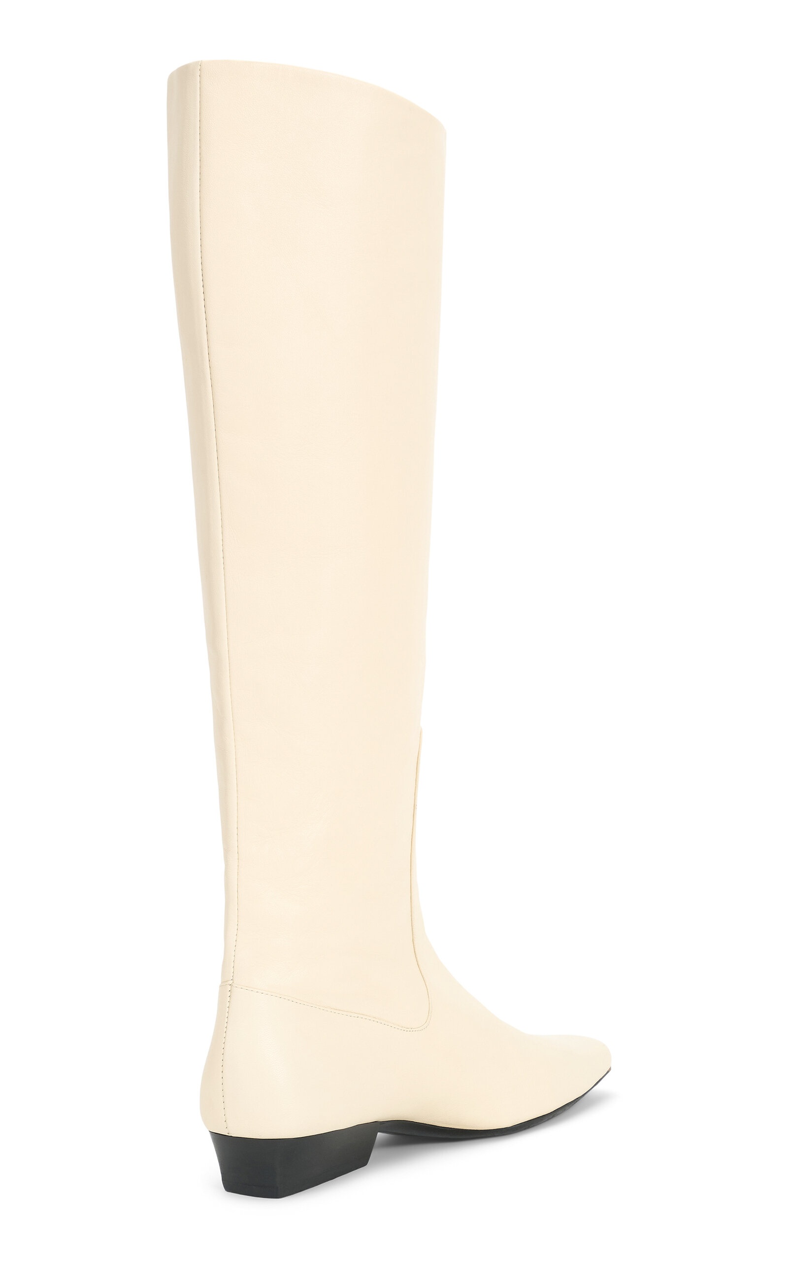 Wally Leather Knee Boots white - 3