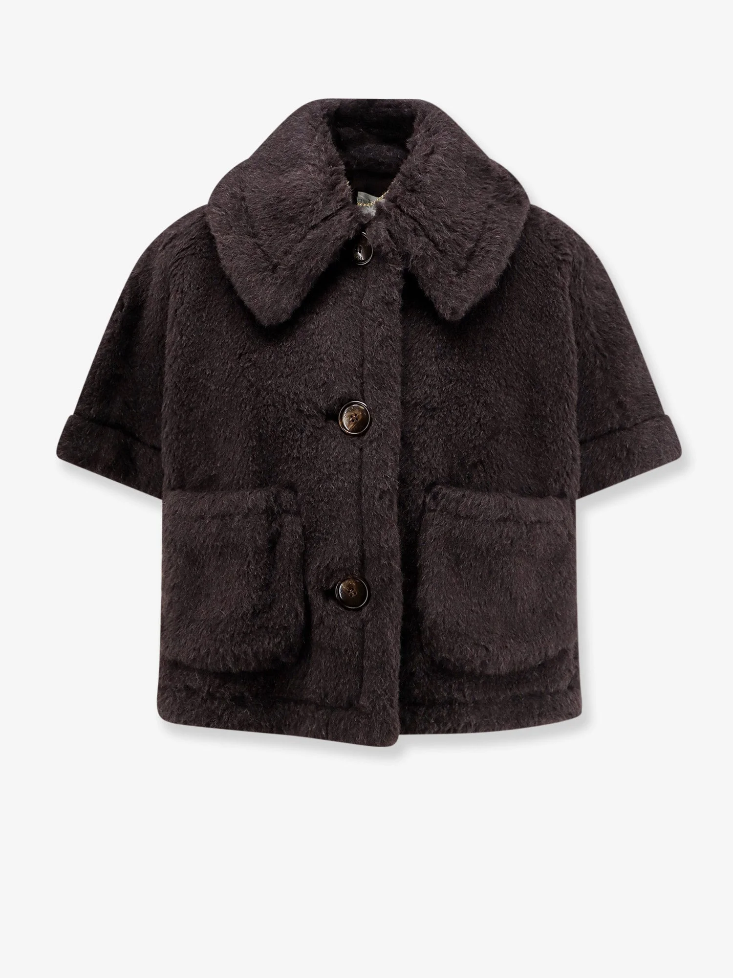 Newterzo1 Alpaca, Virgin Wool And Silk Coat - 1