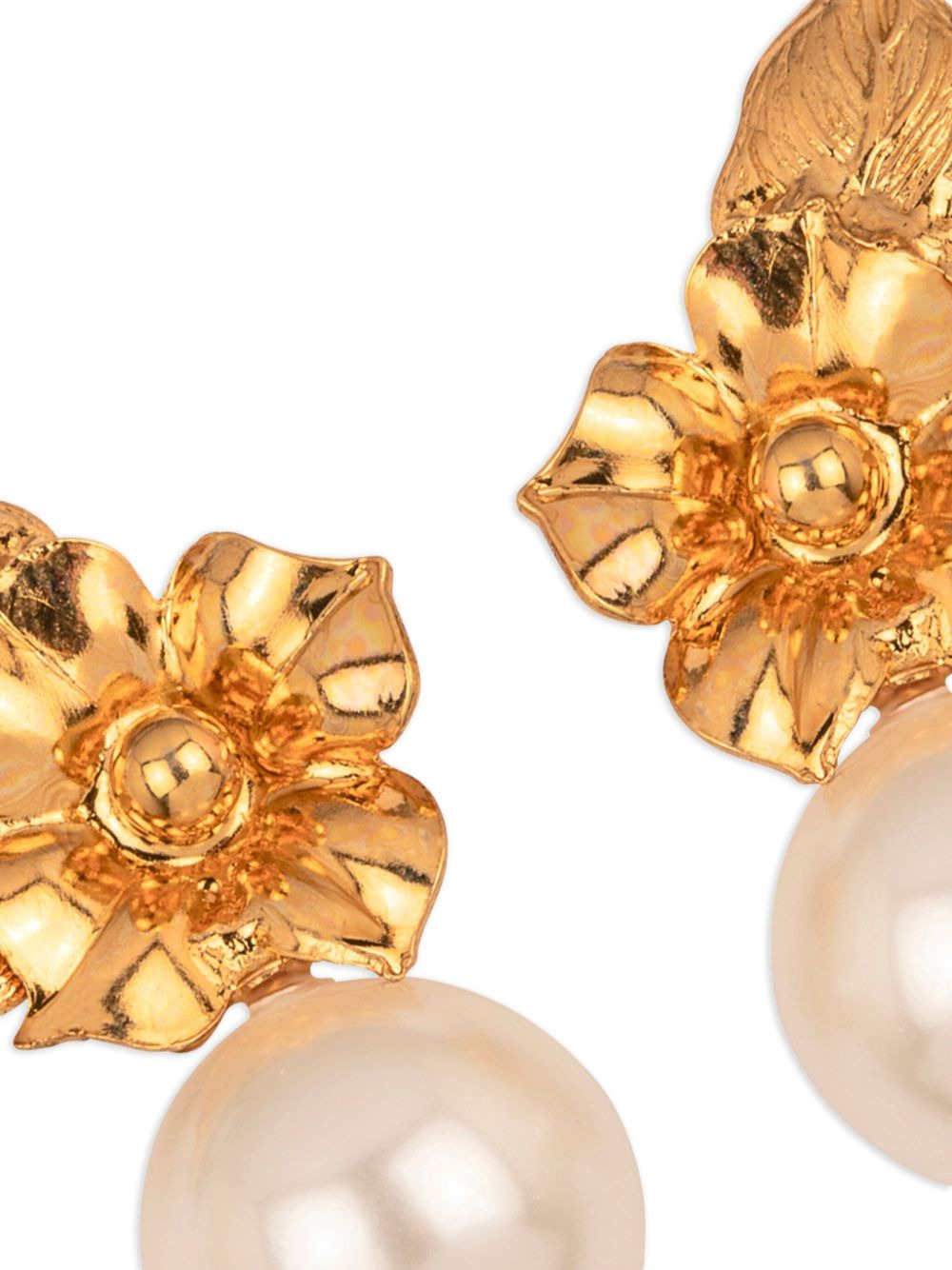 Rici flower pearl earrings - 3