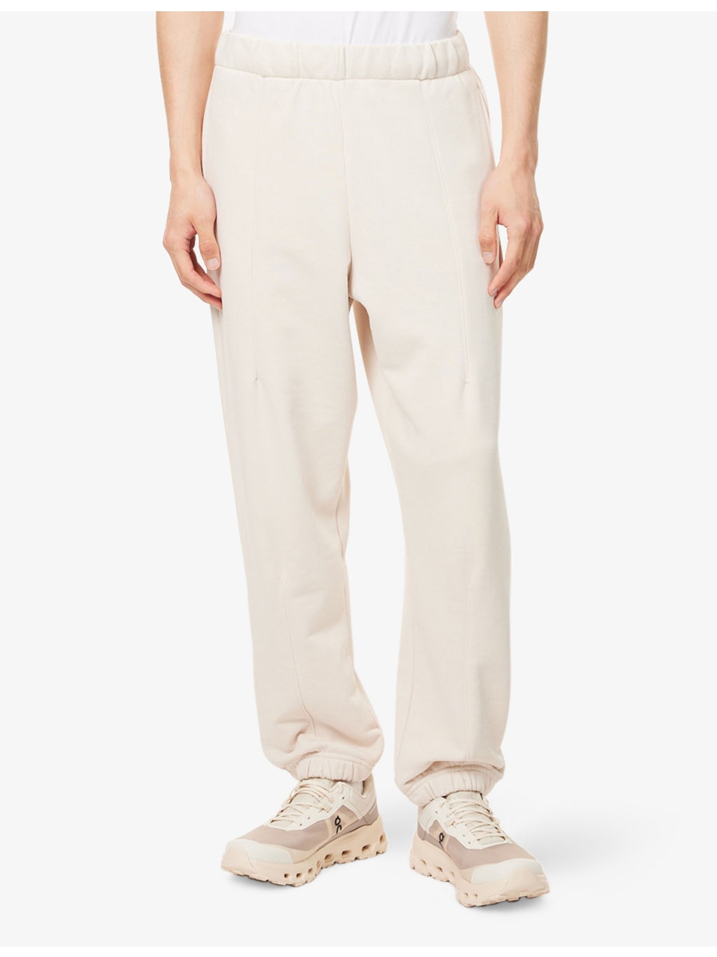 Club Elasticated-Cuffs Cotton-Blend Jogging Bottoms - 3