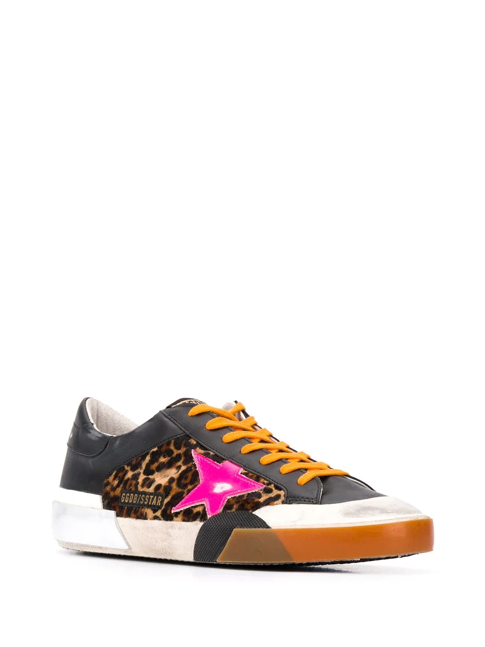 leopard panel Superstar sneakers - 2