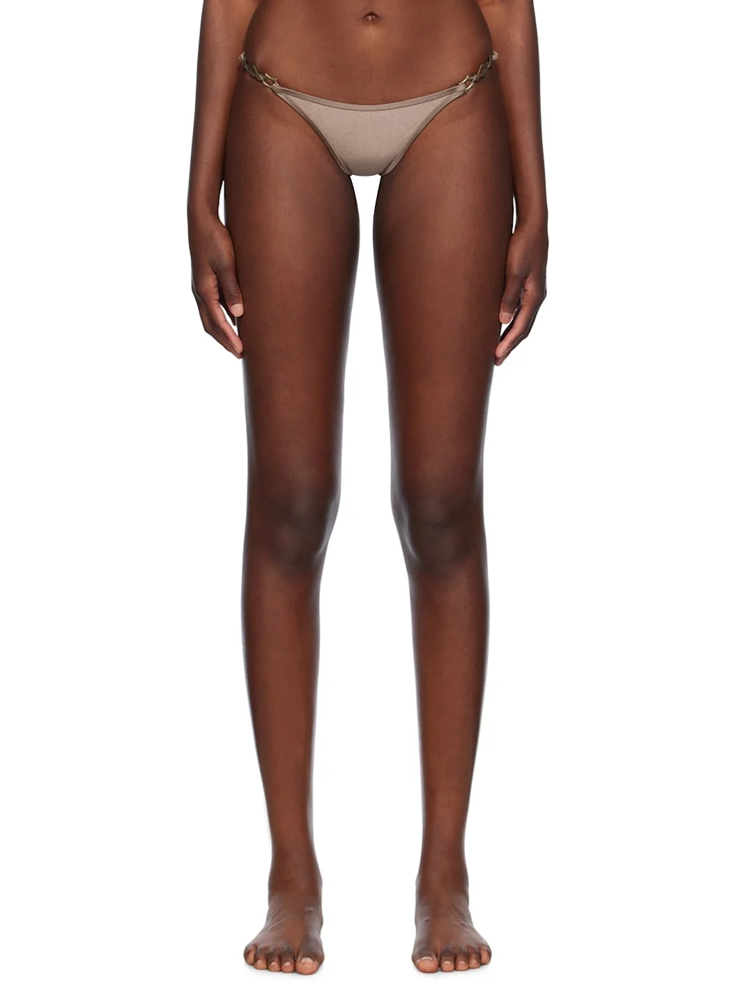 Taupe Nicola Bikini Bottom - 1