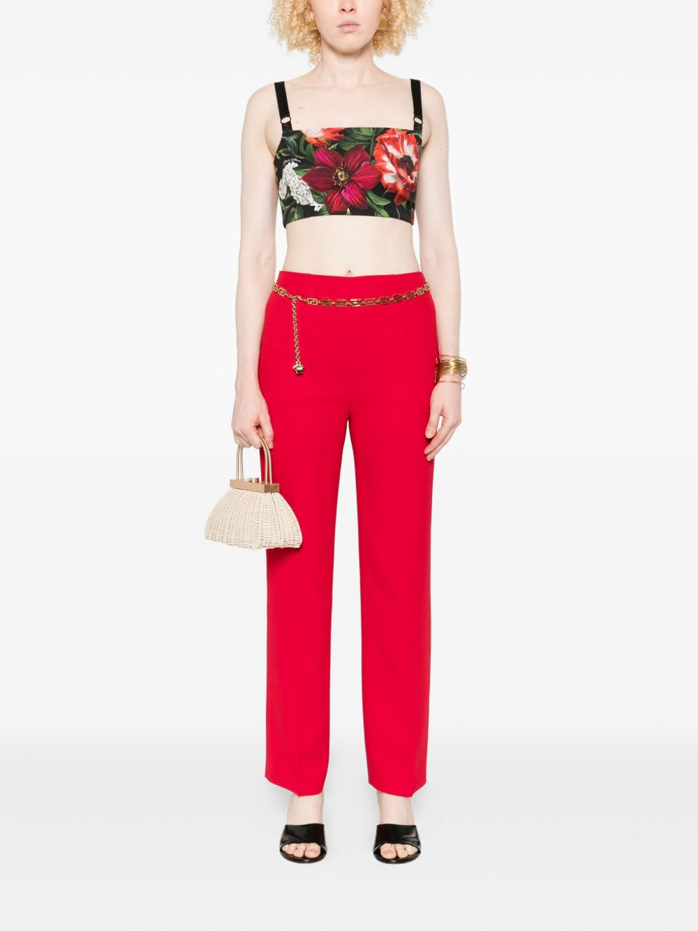 floral-print top - 2