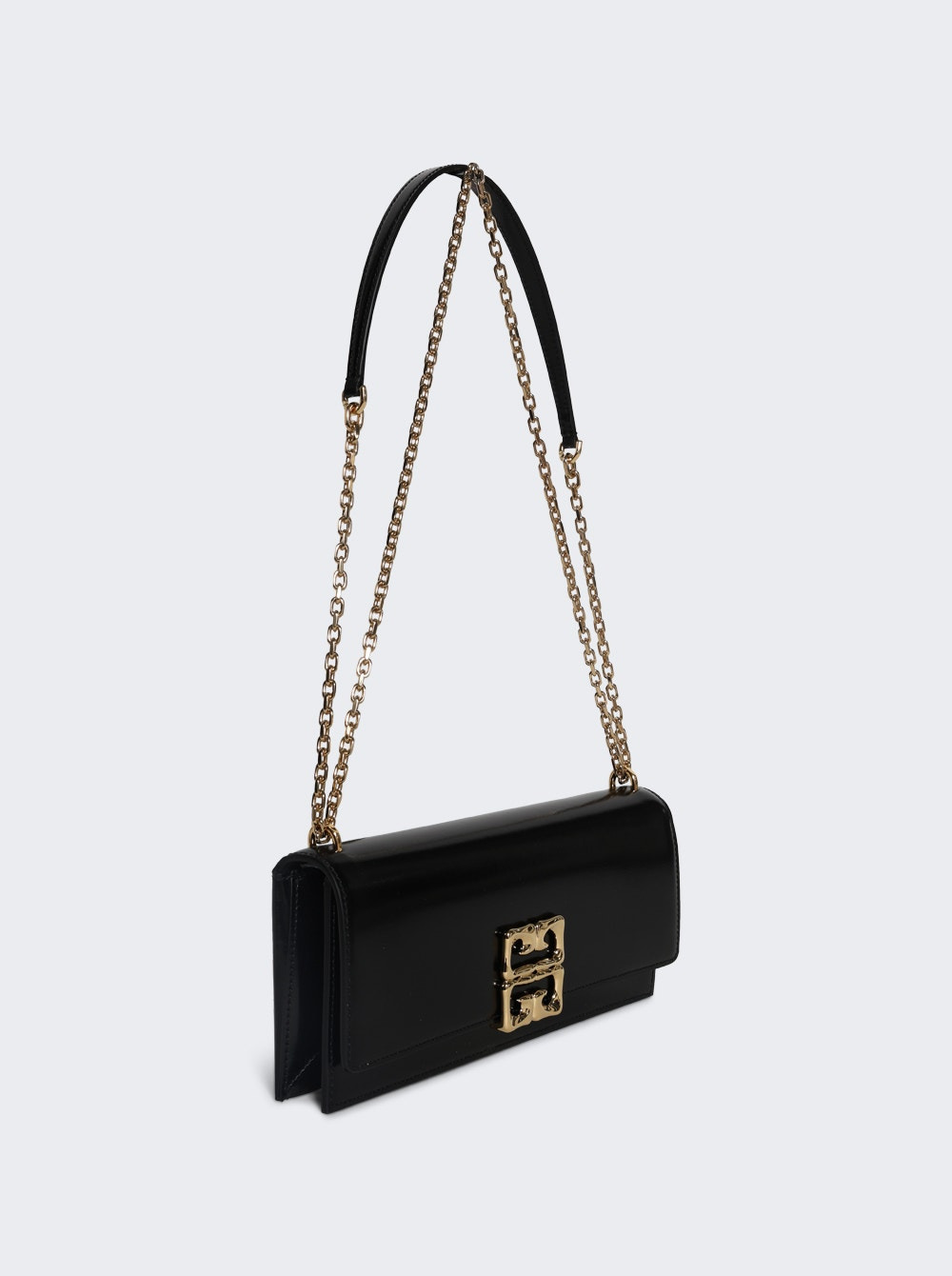 4g Liquid Clutch Black Box Leather - 4