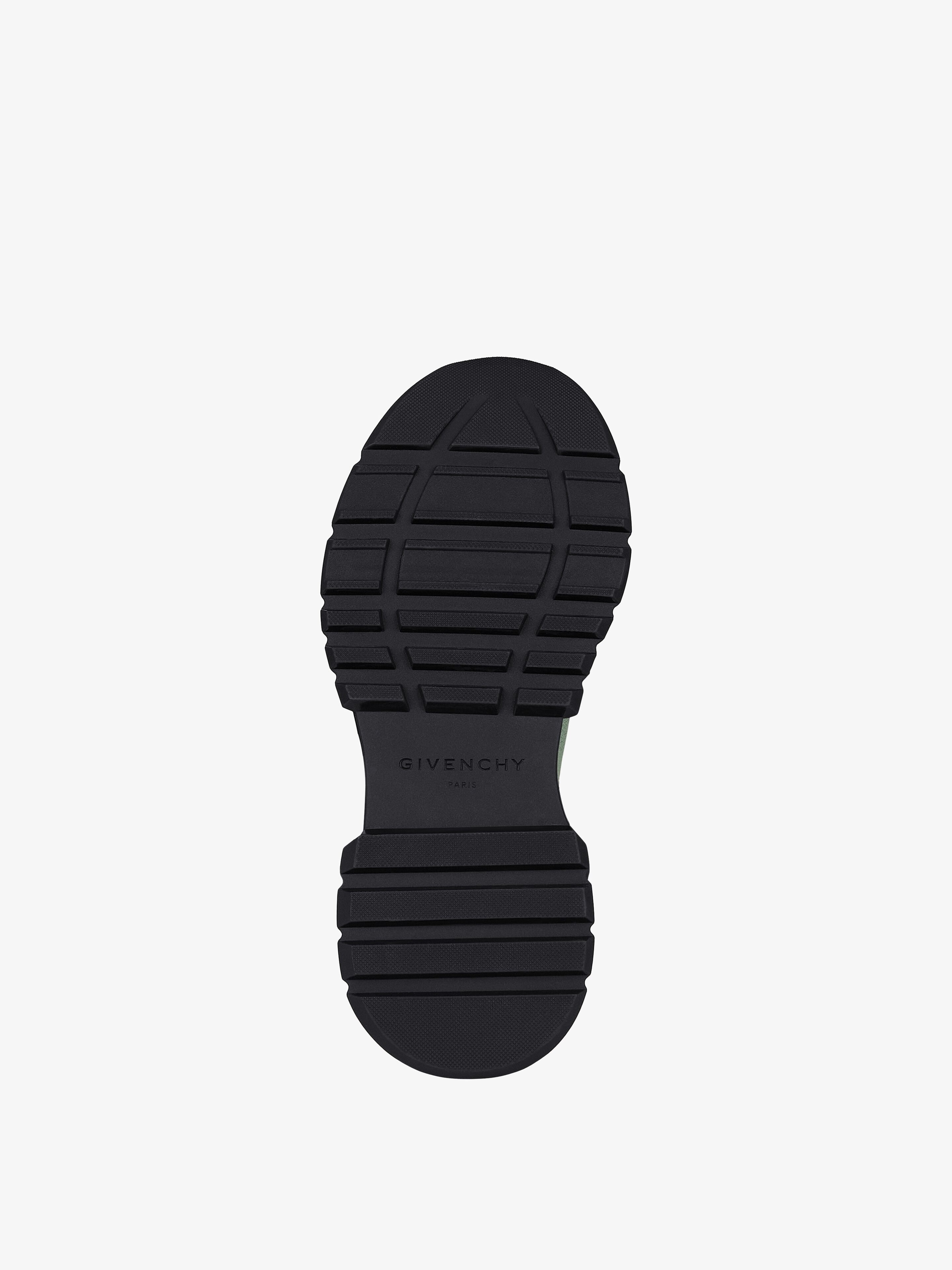 SPECTRE RUNNER SNEAKERS IN LAMINATED LEATHER WITH ZIP - 5