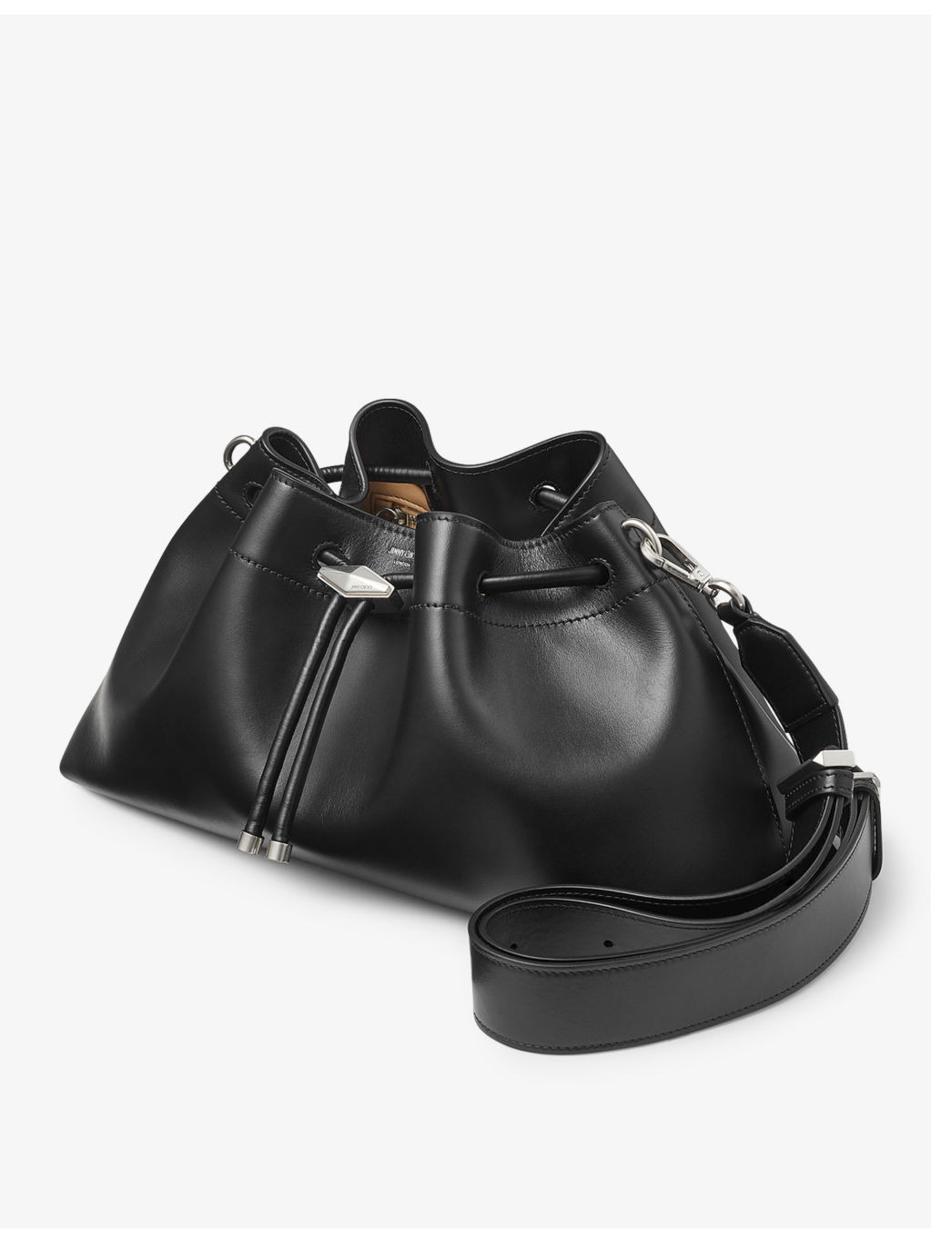 Cinch leather shoulder bag - 5