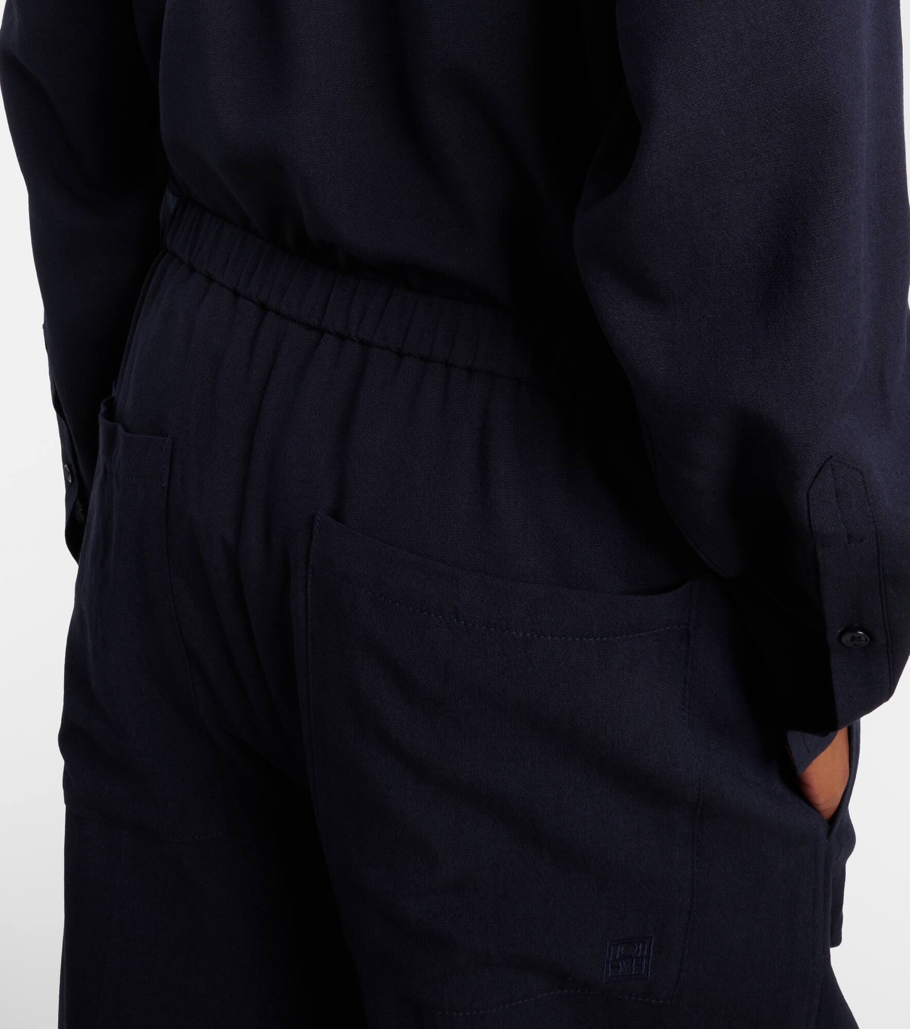 High-rise wide-leg pants - 6