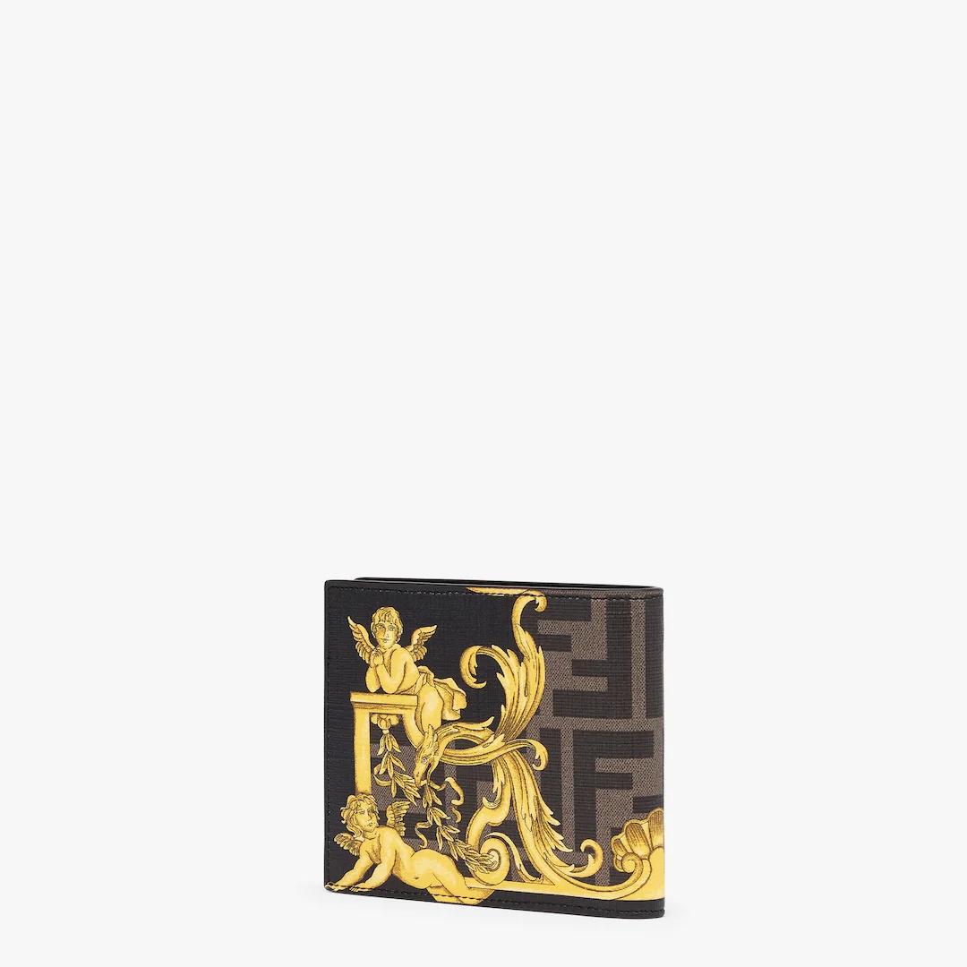 Fendace bi-fold wallet in multicolor fabric - 2