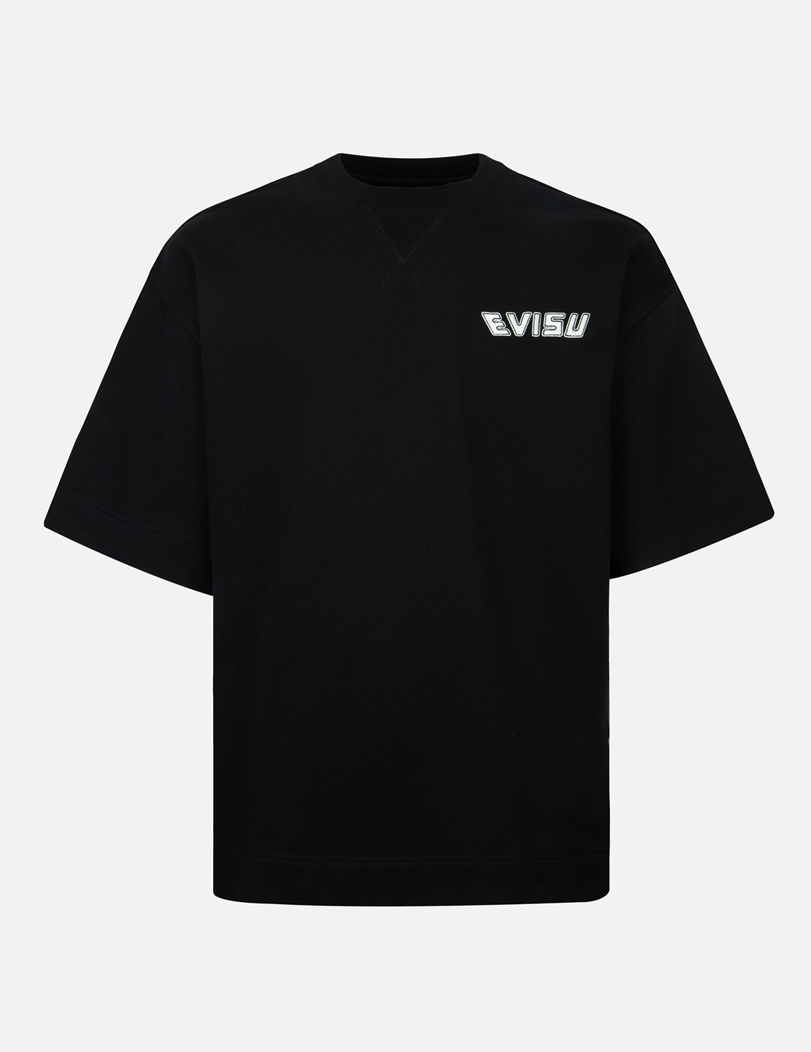 GODHEAD PRINT SHORT-SLEEVE SWEATSHIRT - 1