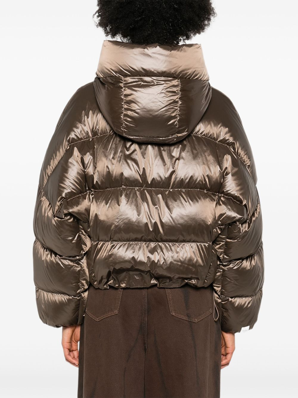 Spaceca quilted hooded jacket - 4